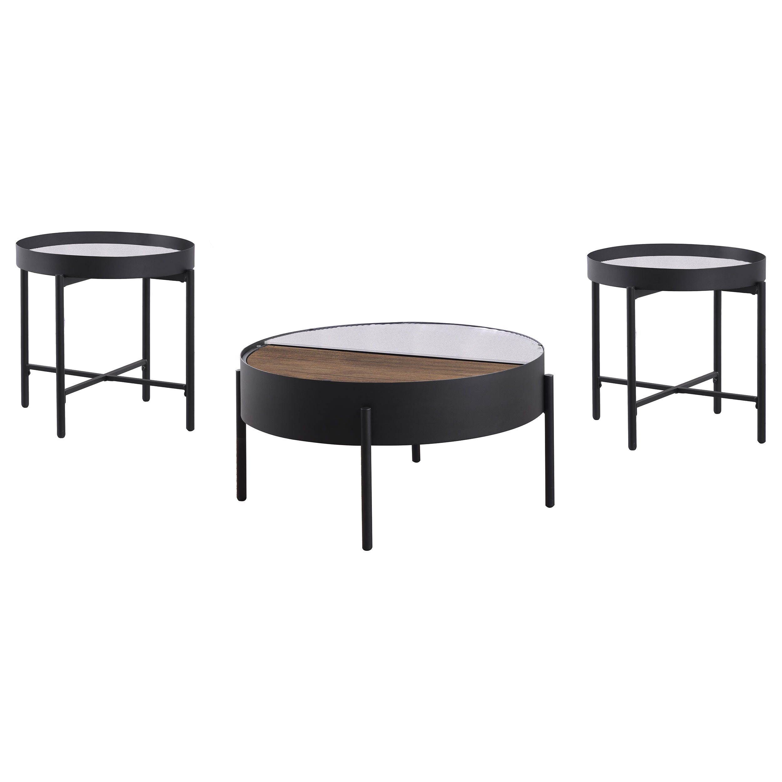 Ozella Coffee Table Set - Ideal Furniture (Fresno,CA)