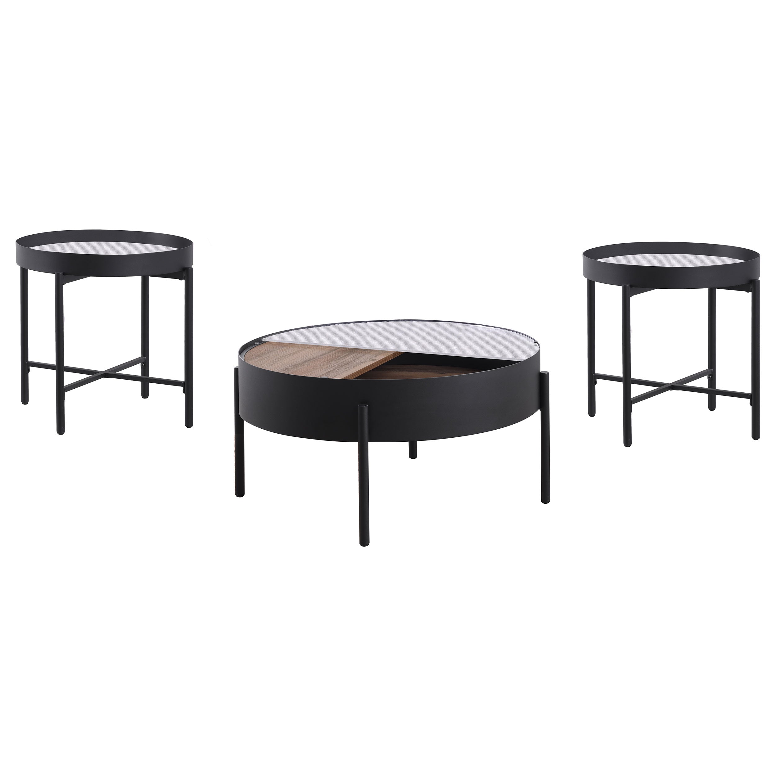 Ozella Coffee Table Set - Ideal Furniture (Fresno,CA)