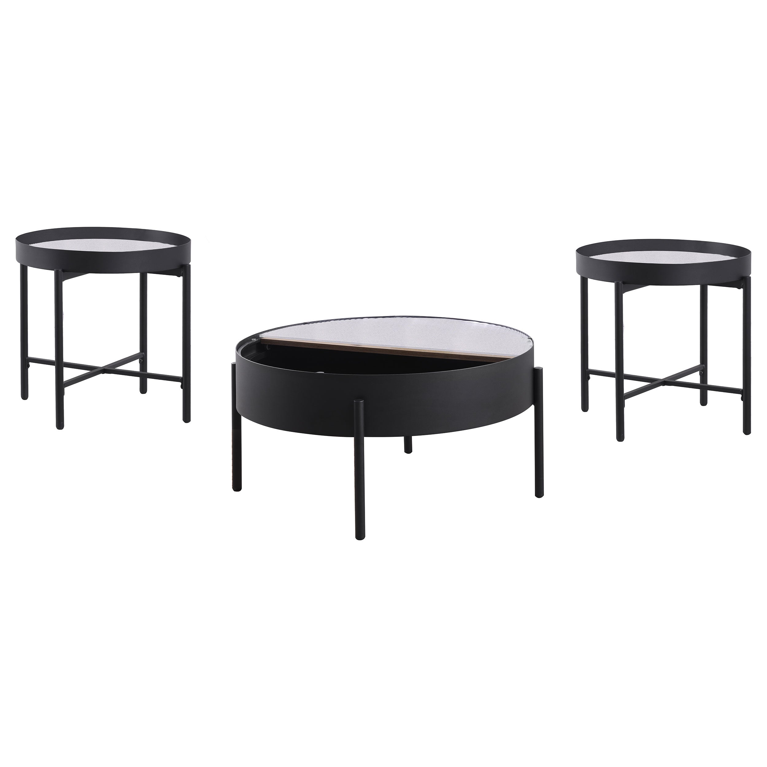 Ozella Coffee Table Set - Ideal Furniture (Fresno,CA)