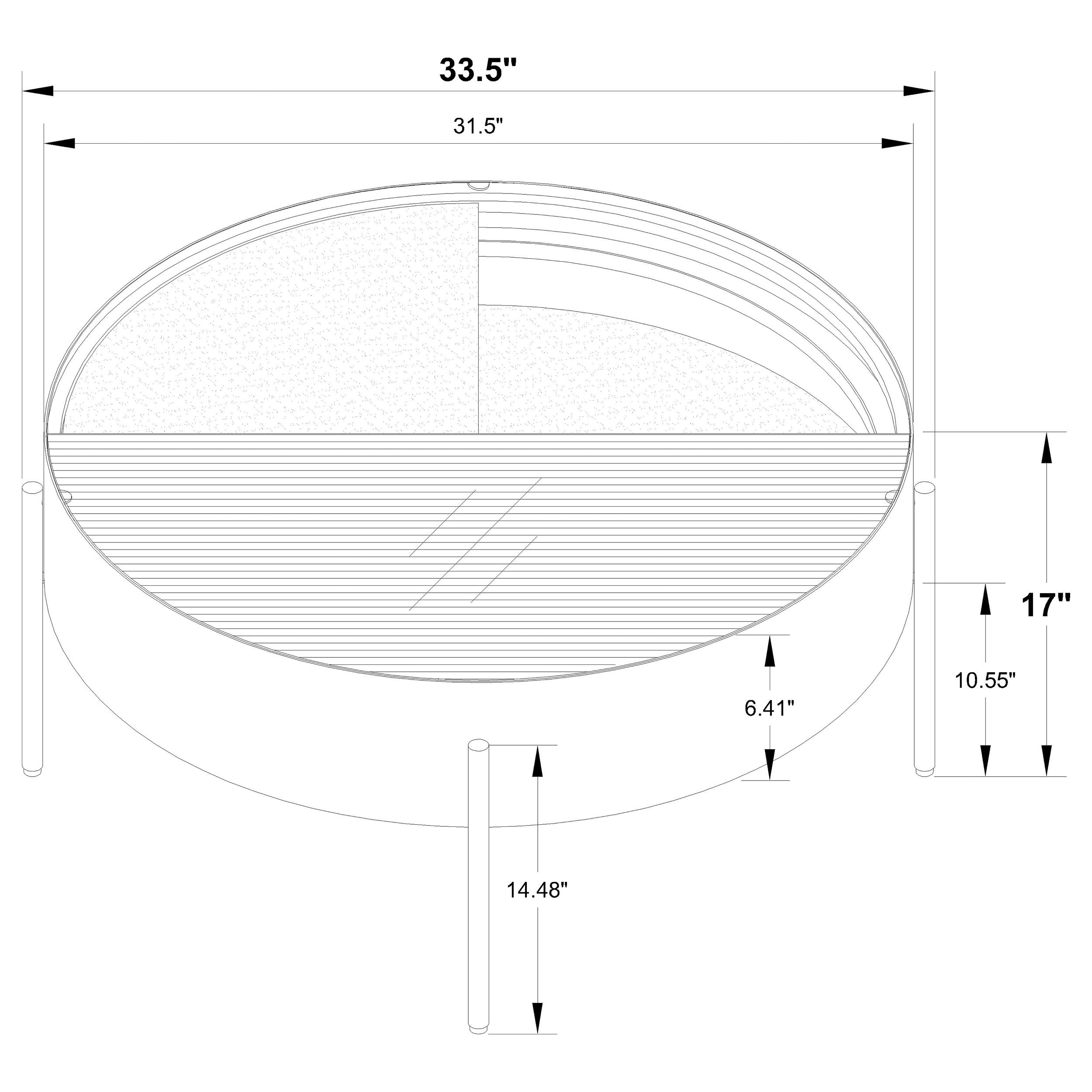 Ozella Coffee Table - Ideal Furniture (Fresno,CA)