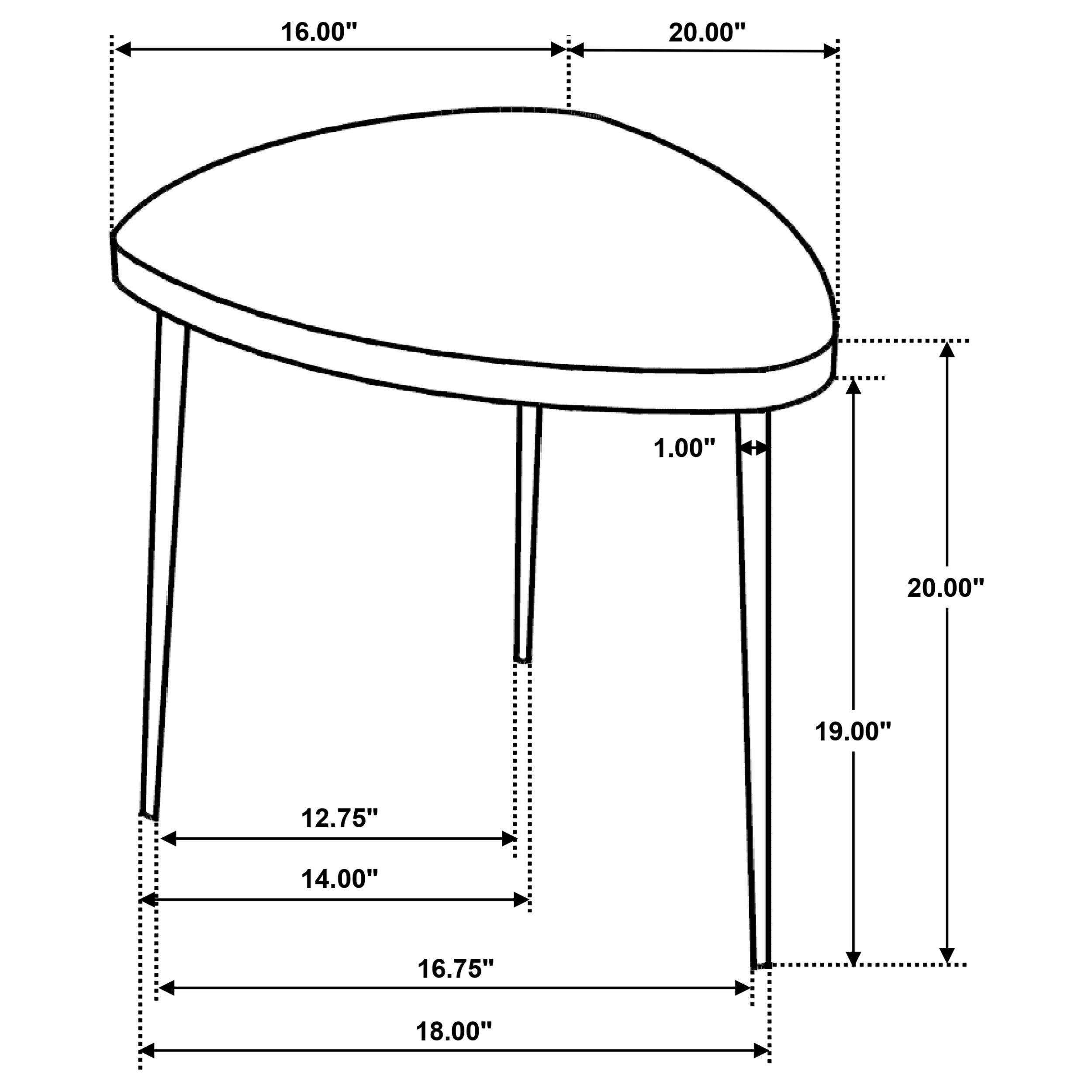 Odessa End Table - Ideal Furniture (Fresno,CA)