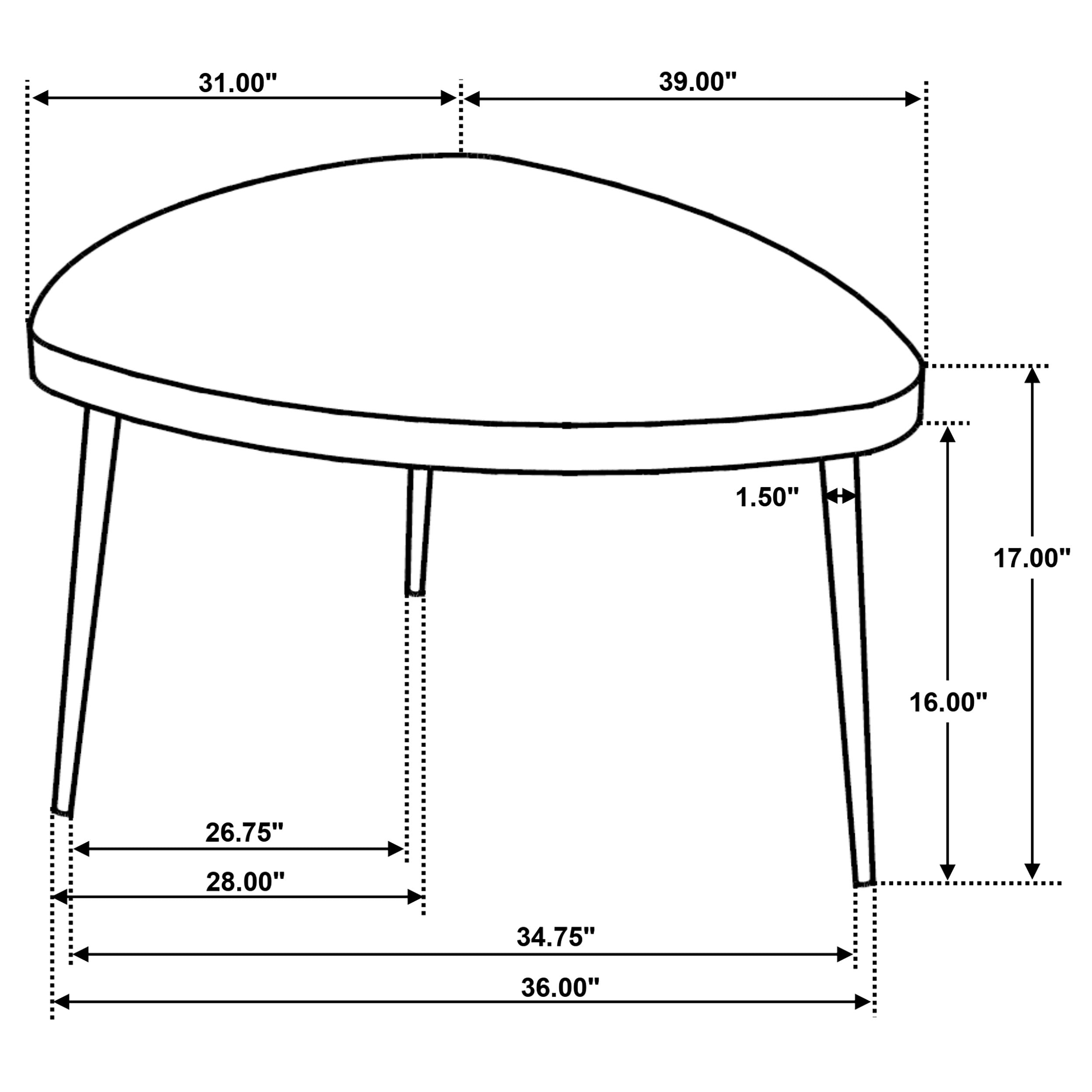 Odessa Coffee Table Set - Ideal Furniture (Fresno,CA)