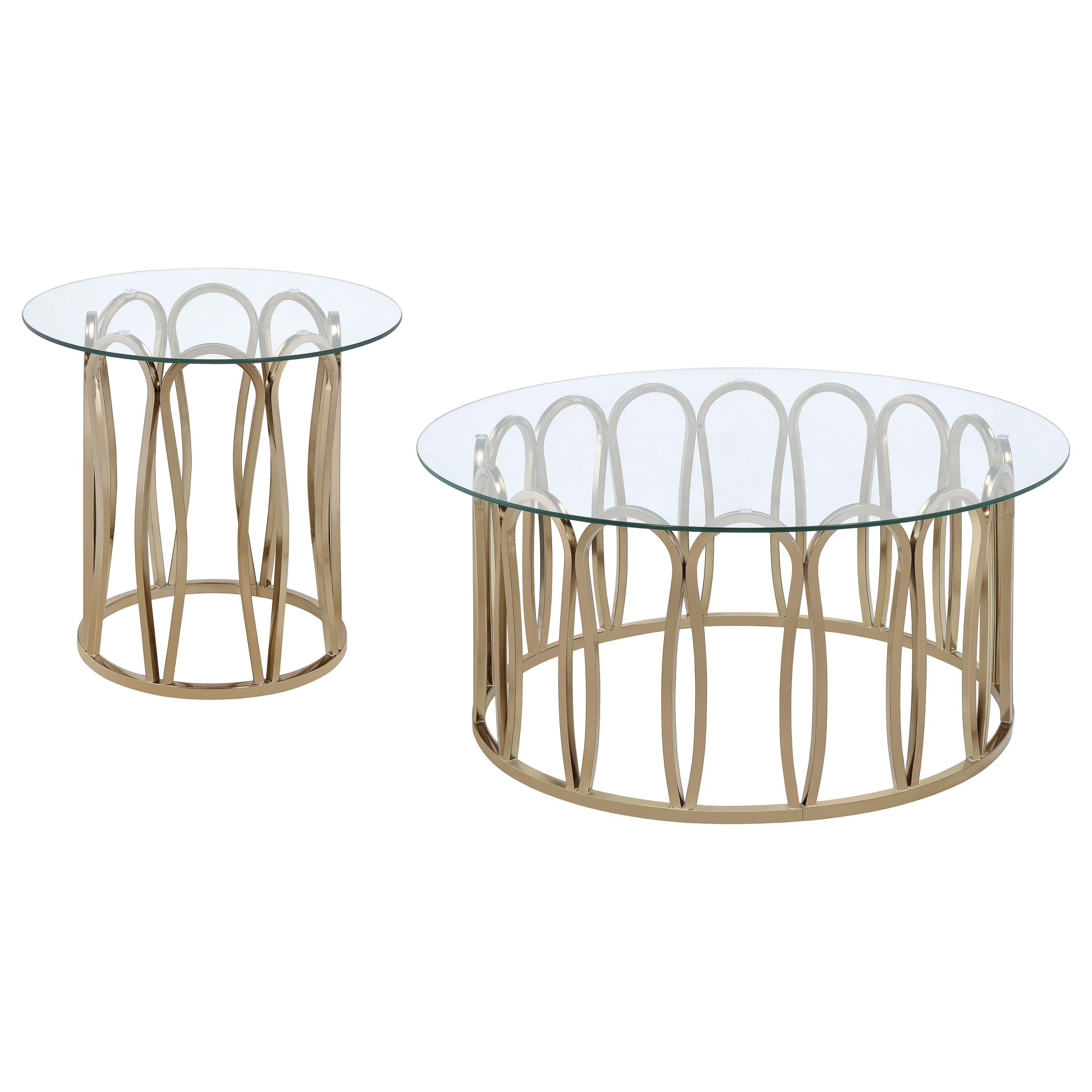 Monett Coffee Table Set - Ideal Furniture (Fresno,CA)