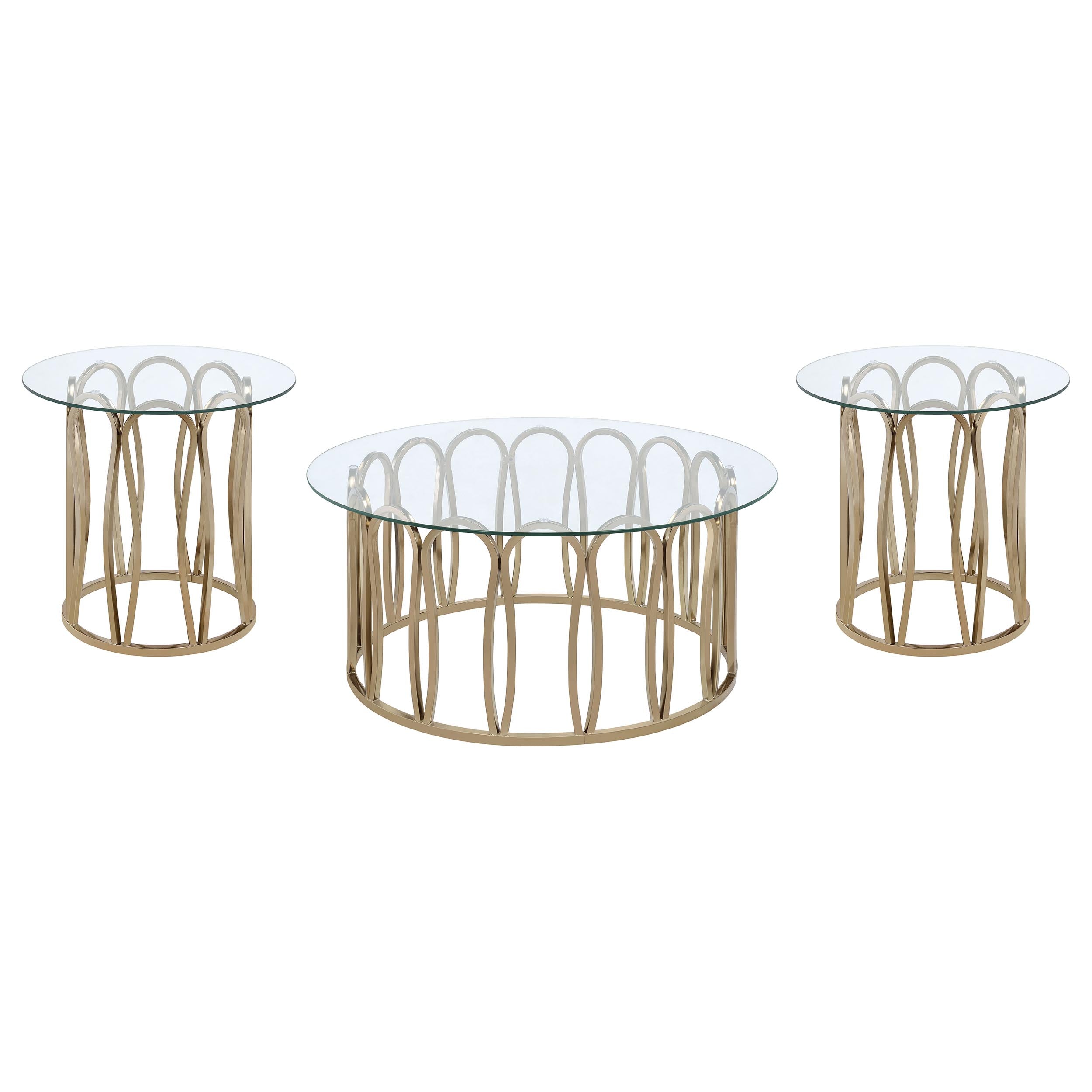 Monett Coffee Table Set - Ideal Furniture (Fresno,CA)