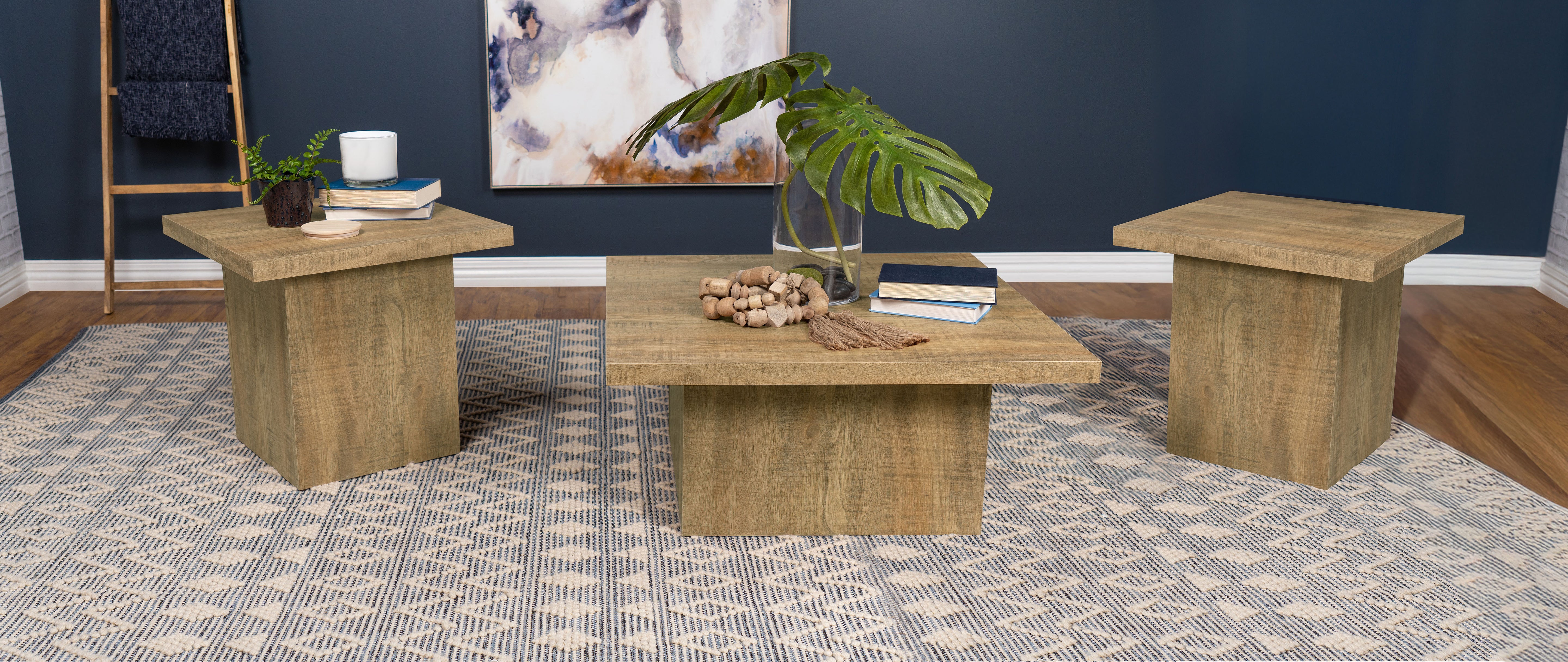 Devar Coffee Table Set - Ideal Furniture (Fresno,CA)