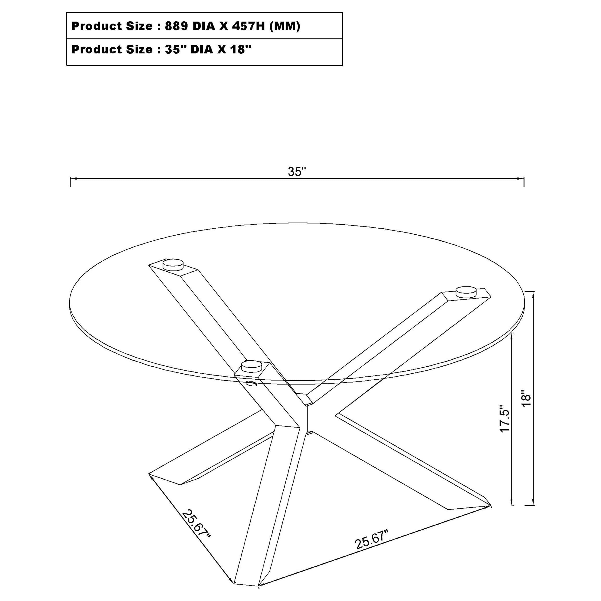 Kenzie Coffee Table - Ideal Furniture (Fresno,CA)