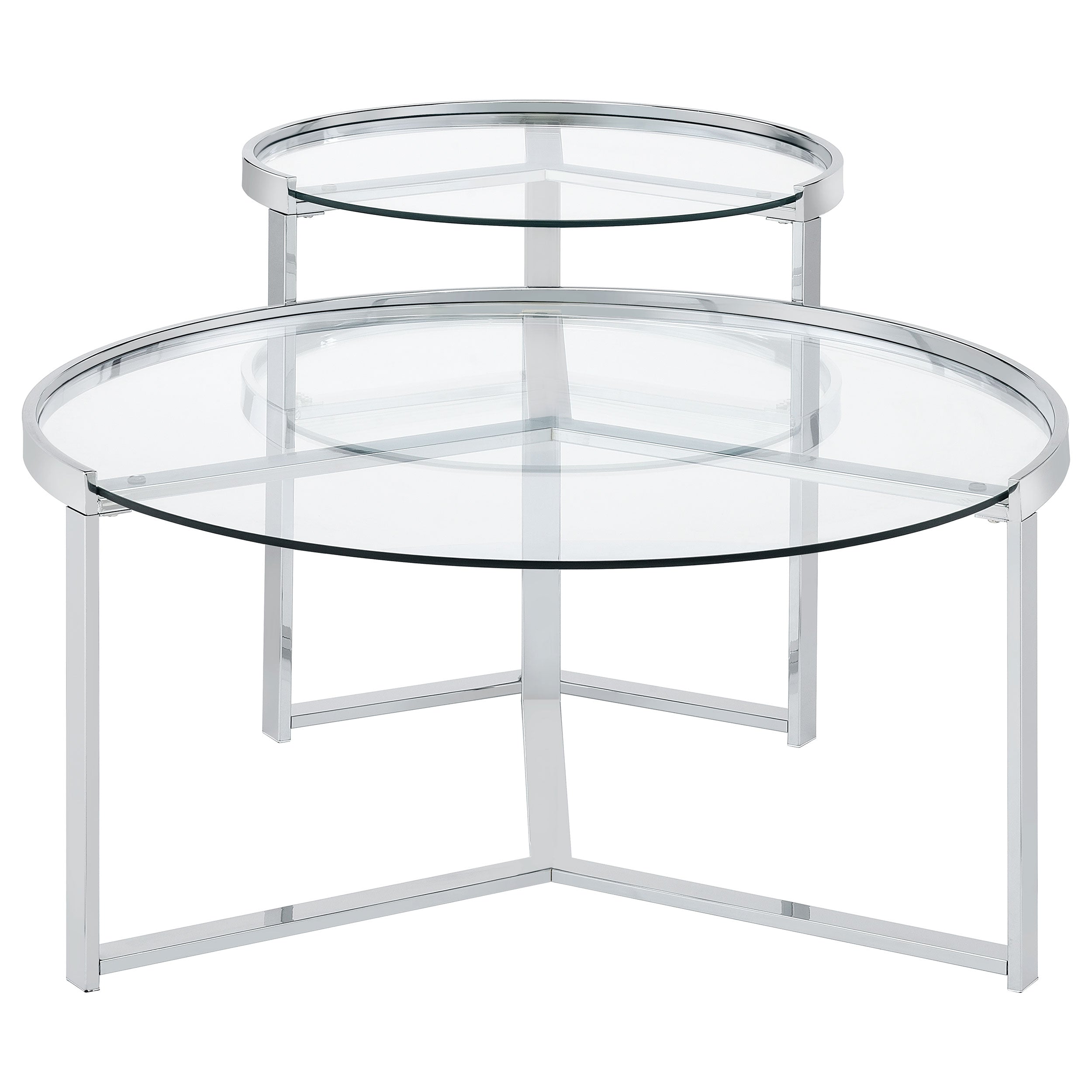 Delia Nesting Coffee Table - Ideal Furniture (Fresno,CA)
