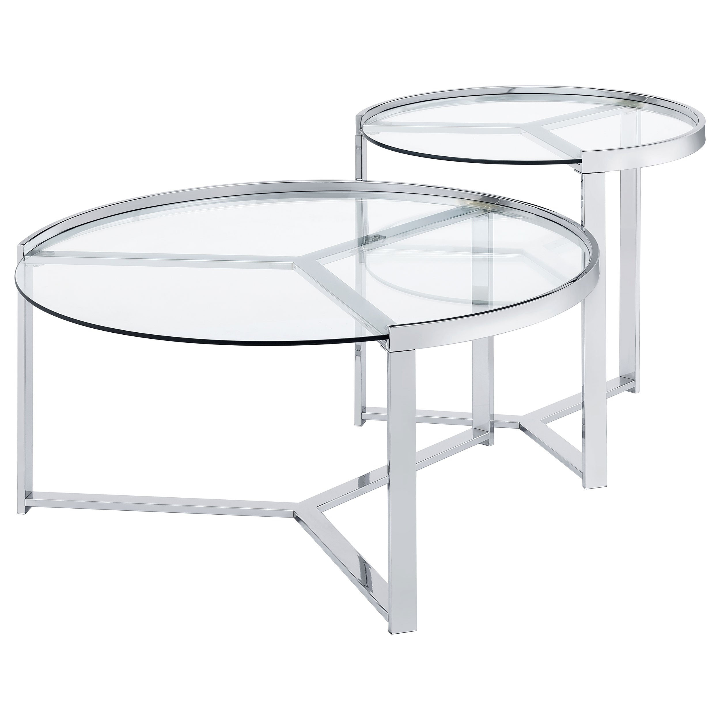 Delia Nesting Coffee Table - Ideal Furniture (Fresno,CA)