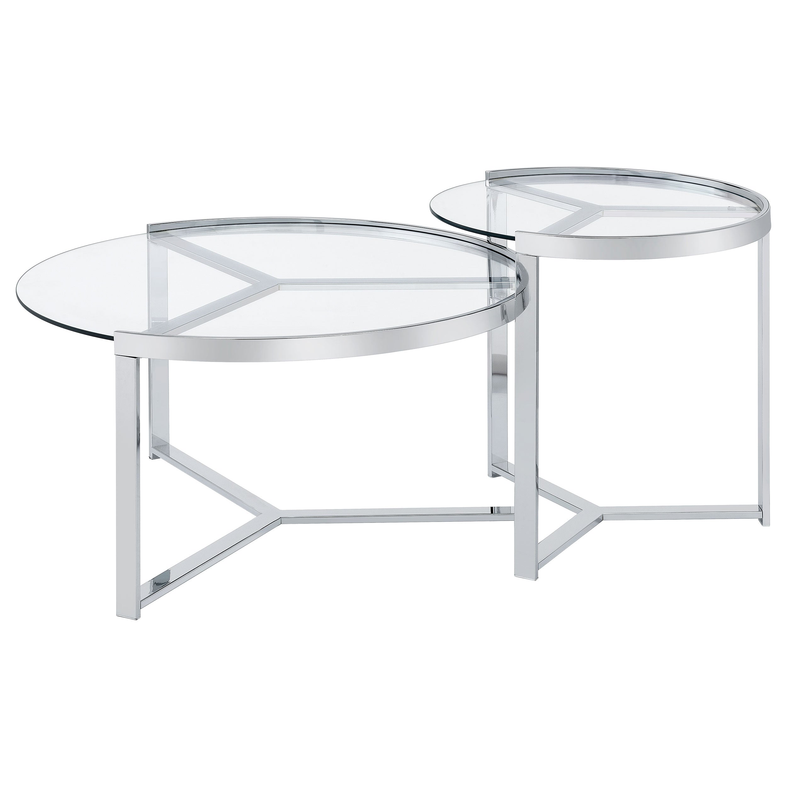 Delia Nesting Coffee Table - Ideal Furniture (Fresno,CA)
