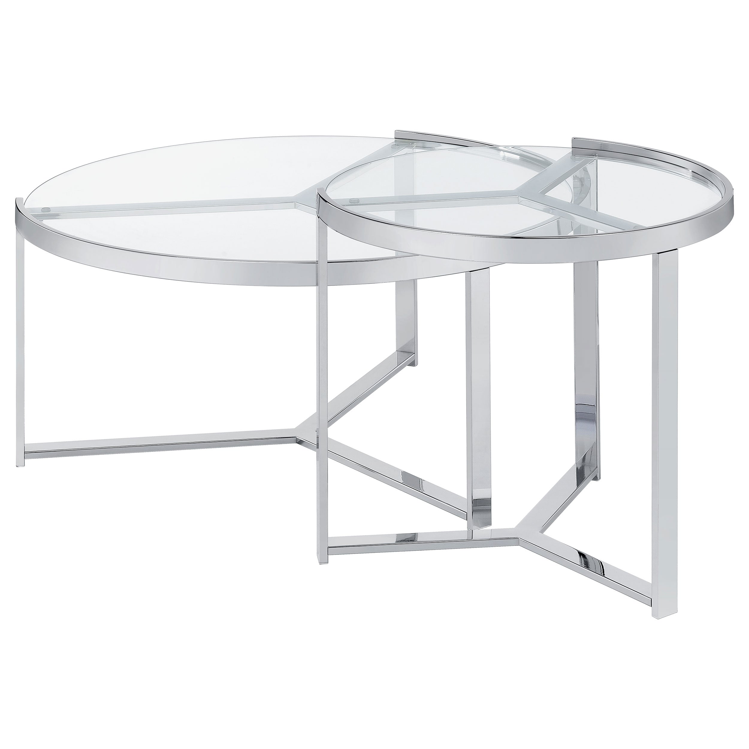 Delia Nesting Coffee Table - Ideal Furniture (Fresno,CA)
