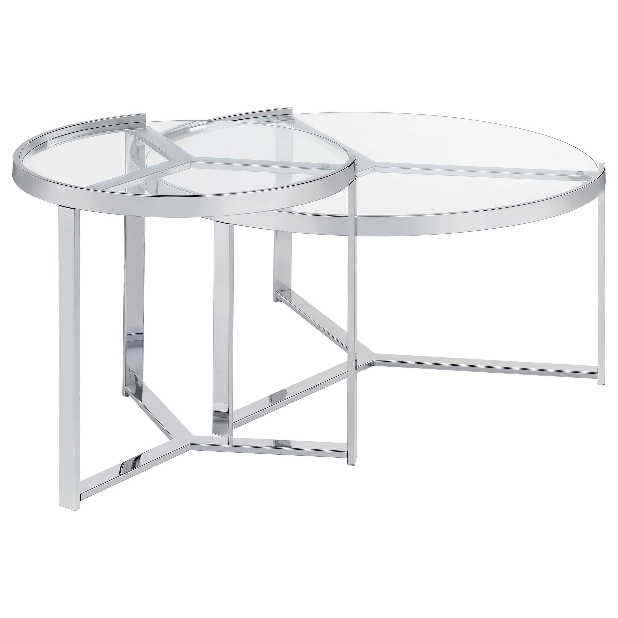 Delia Nesting Coffee Table - Ideal Furniture (Fresno,CA)