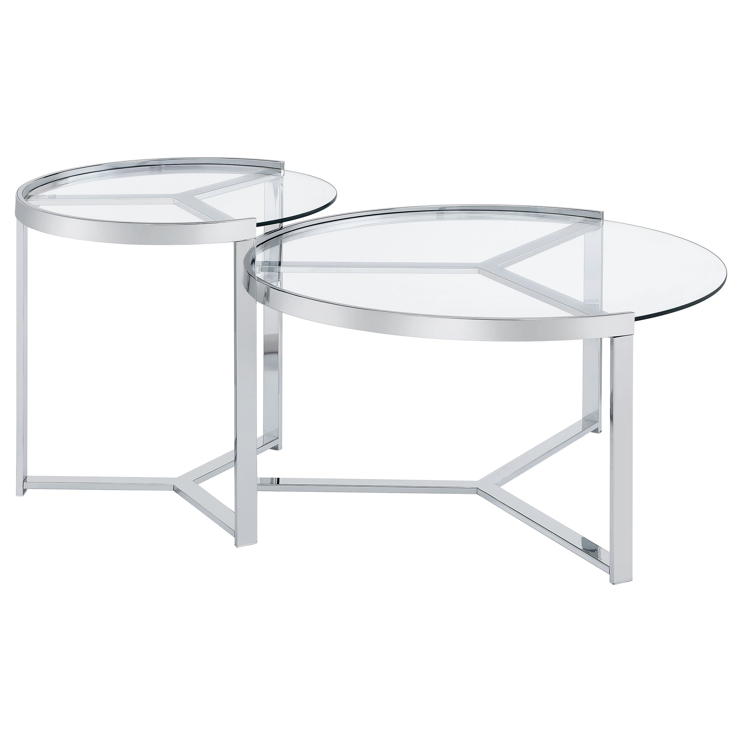 Delia Nesting Coffee Table - Ideal Furniture (Fresno,CA)