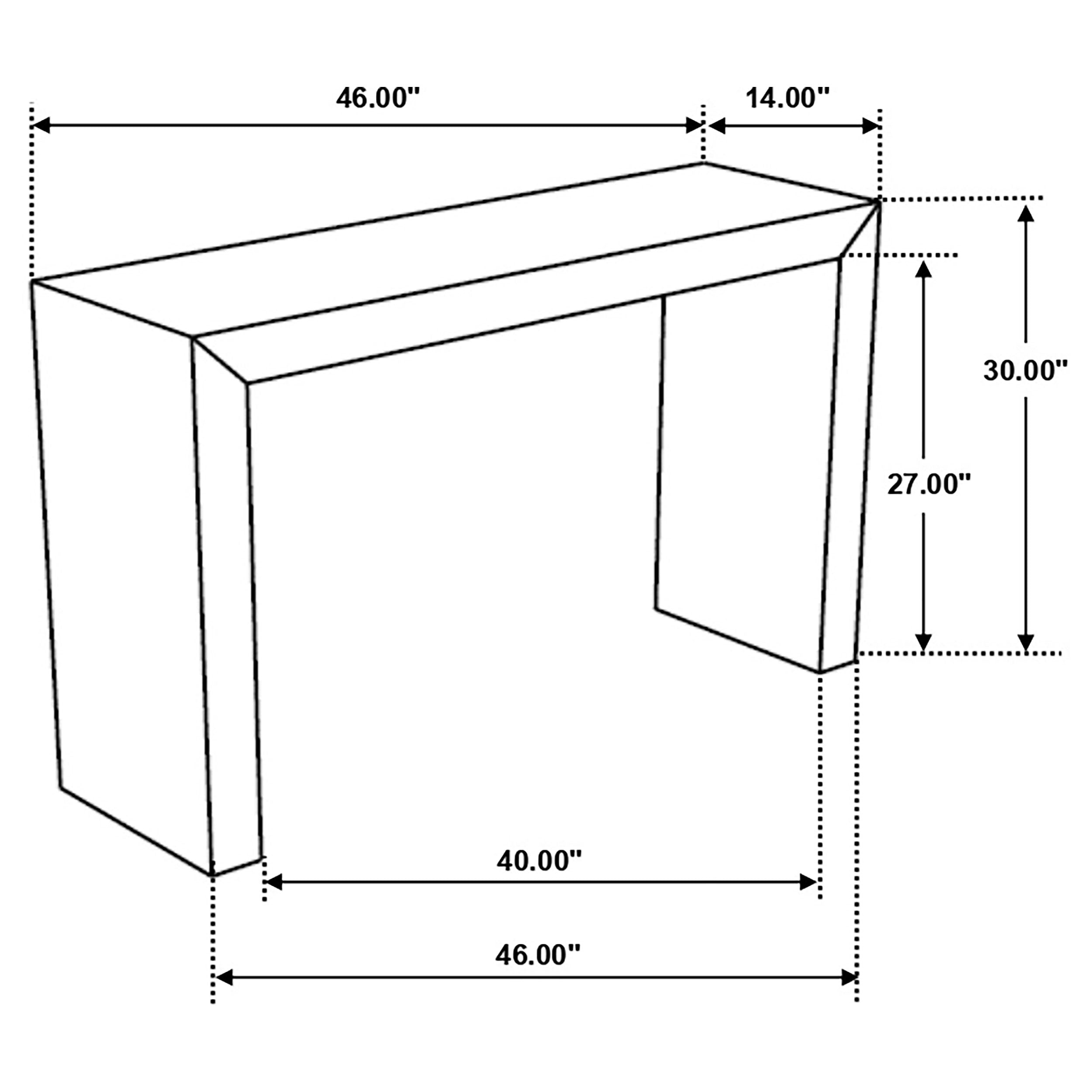 Odilia Console Table - Ideal Furniture (Fresno,CA)