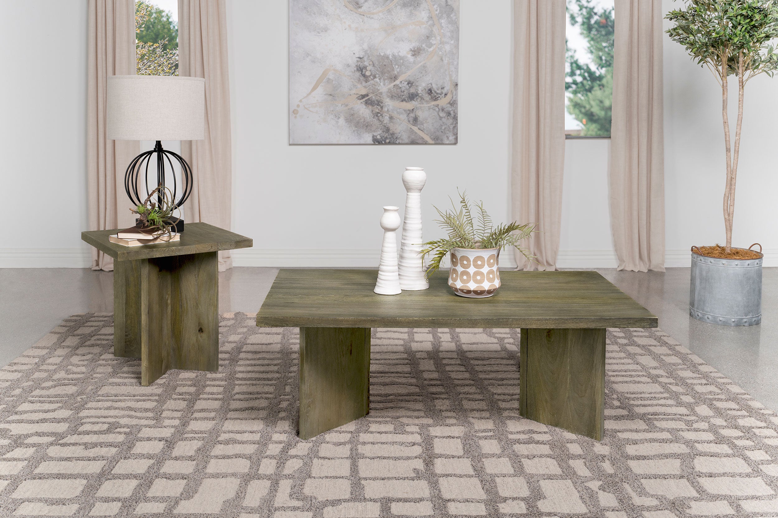 Andando Coffee Table Set - Ideal Furniture (Fresno,CA)