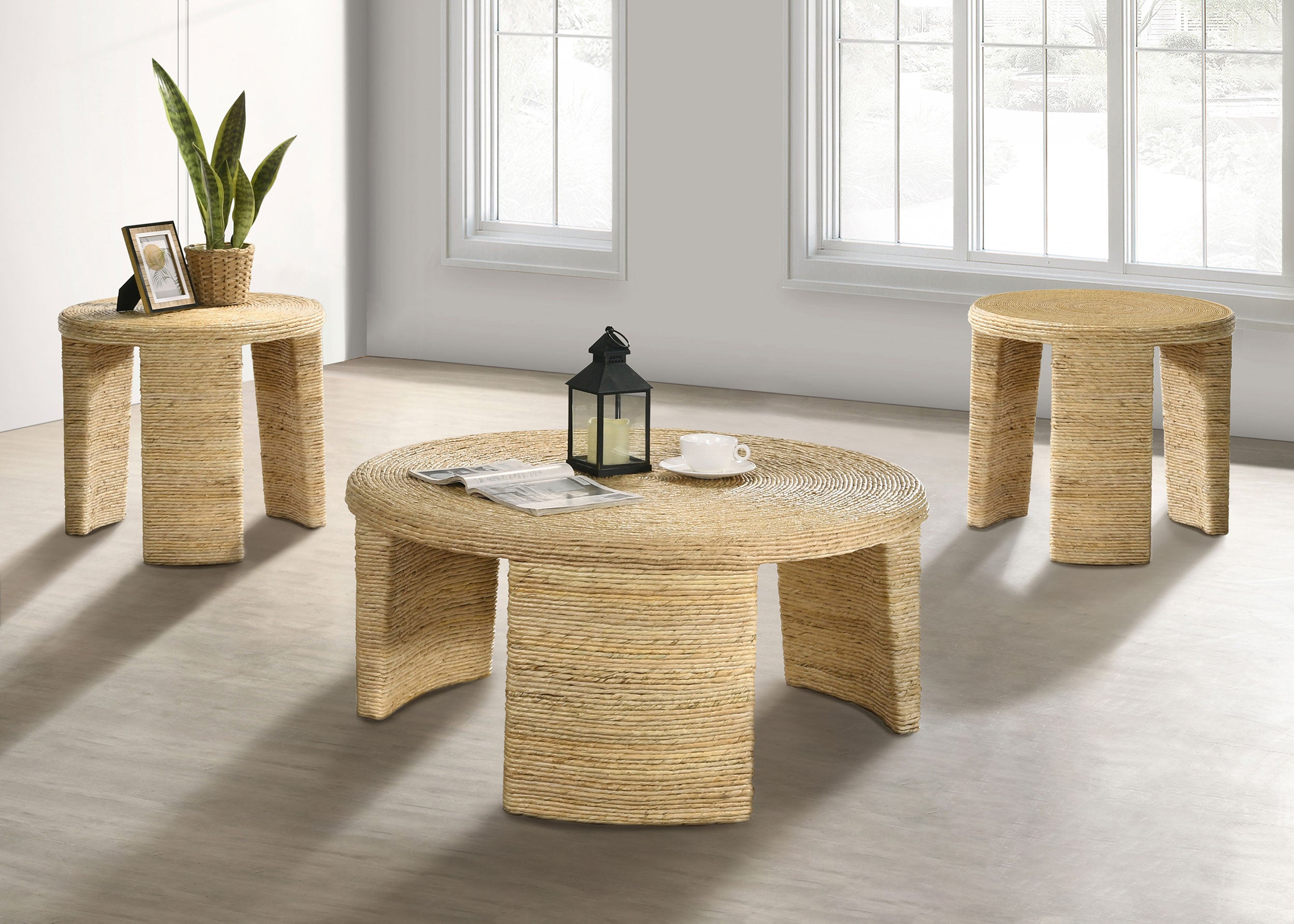 Artina Coffee Table Set - Ideal Furniture (Fresno,CA)