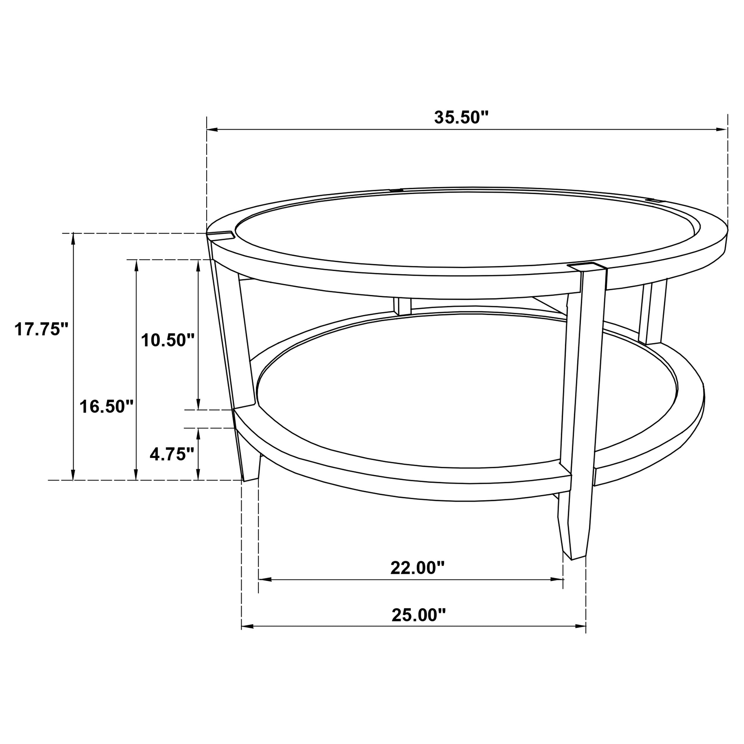 Camillo Coffee Table - Ideal Furniture (Fresno,CA)