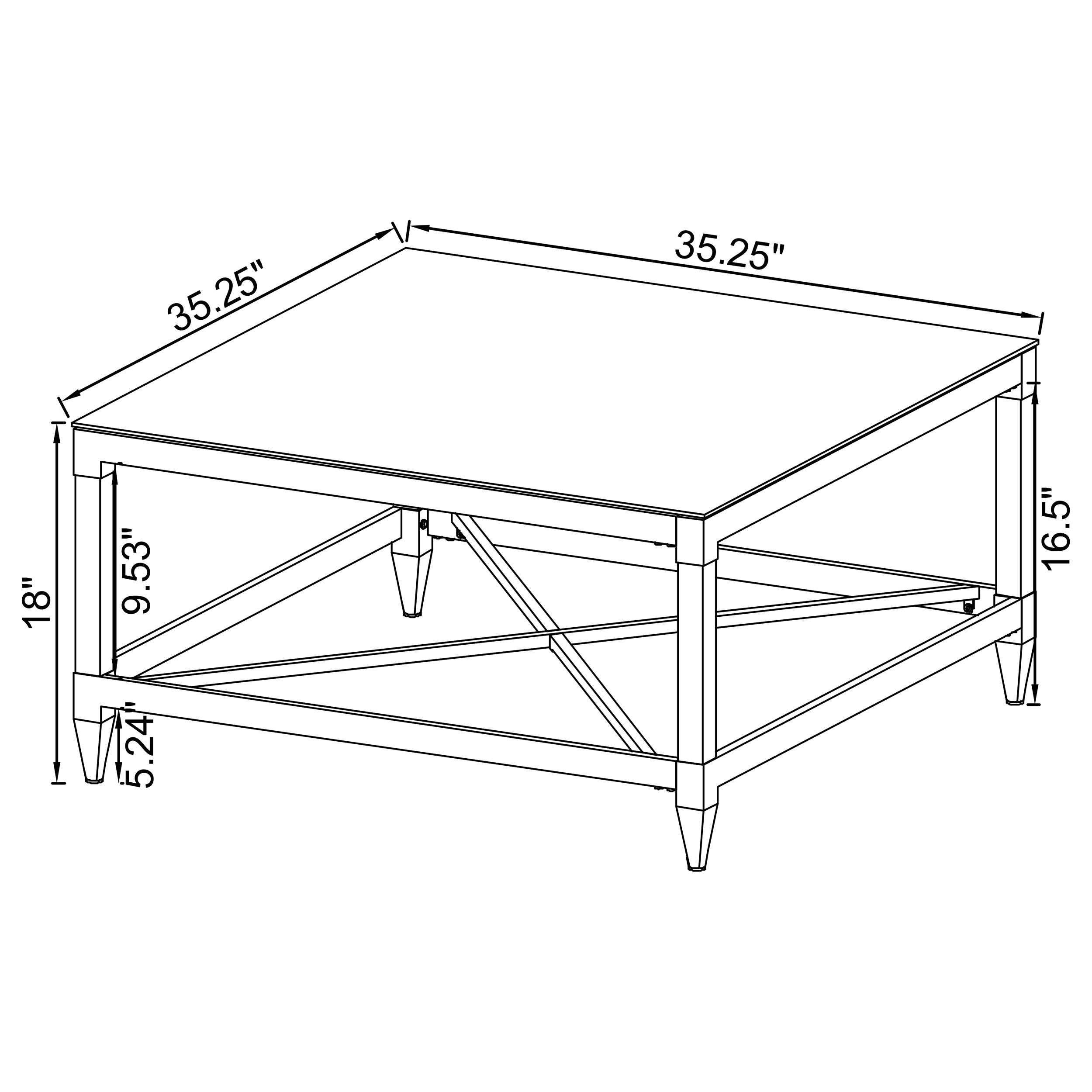 Lindley Coffee Table - Ideal Furniture (Fresno,CA)