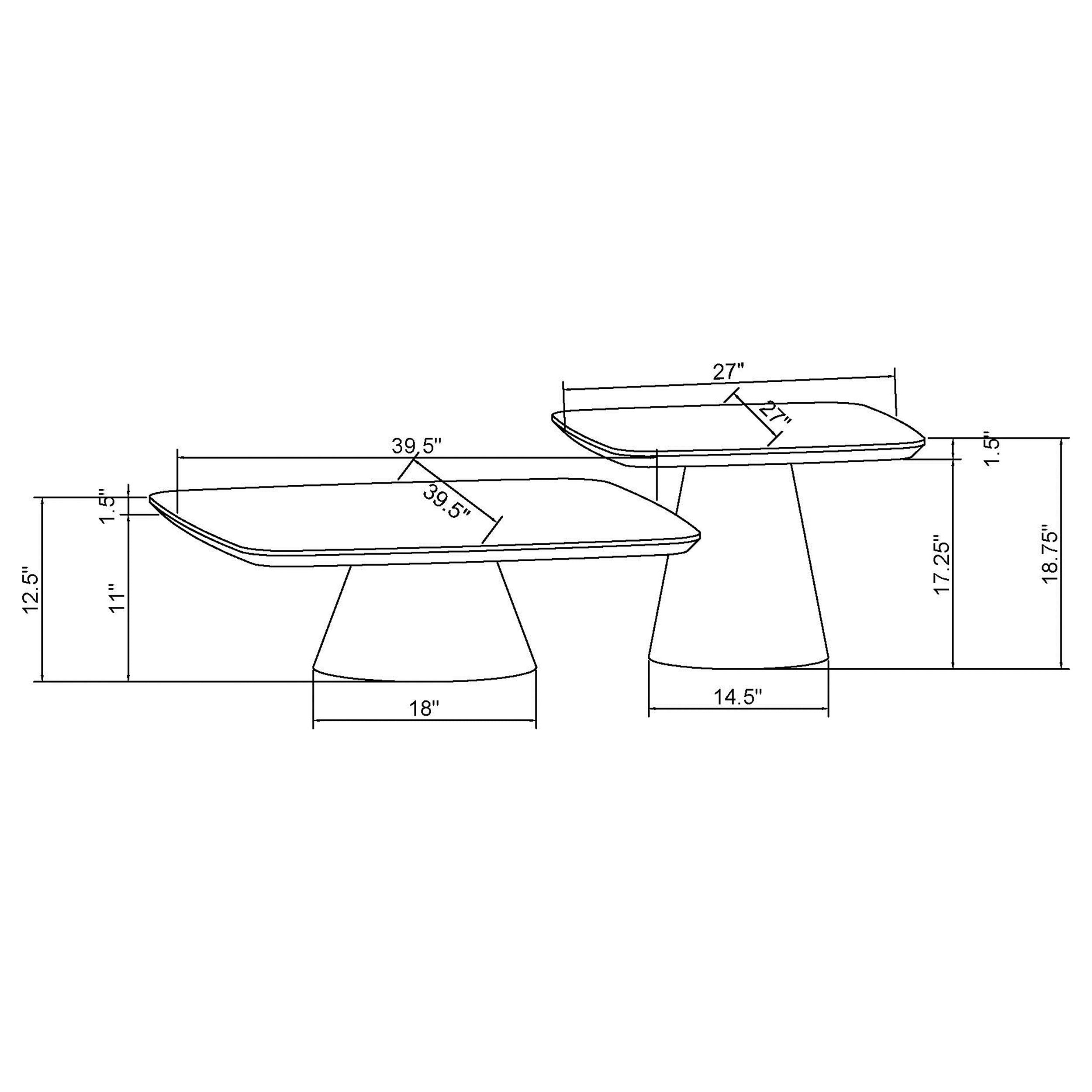 Eason Coffee Table Set - Ideal Furniture (Fresno,CA)