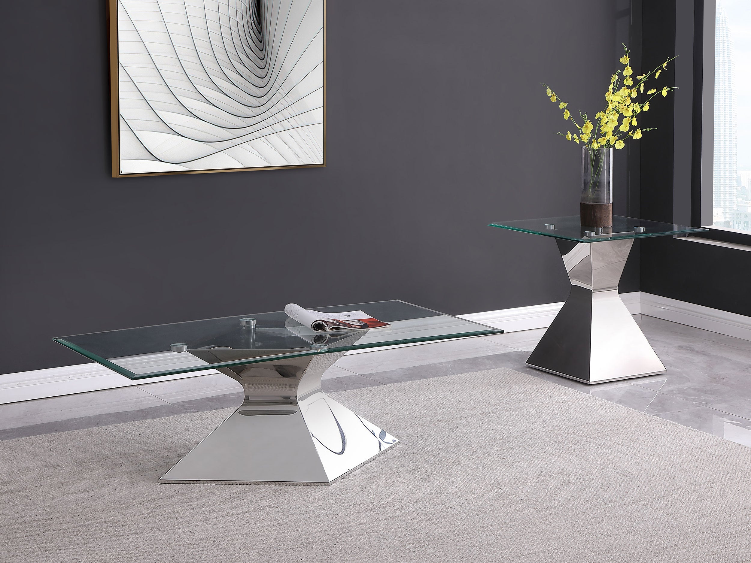 Jenny Coffee Table Set - Ideal Furniture (Fresno,CA)