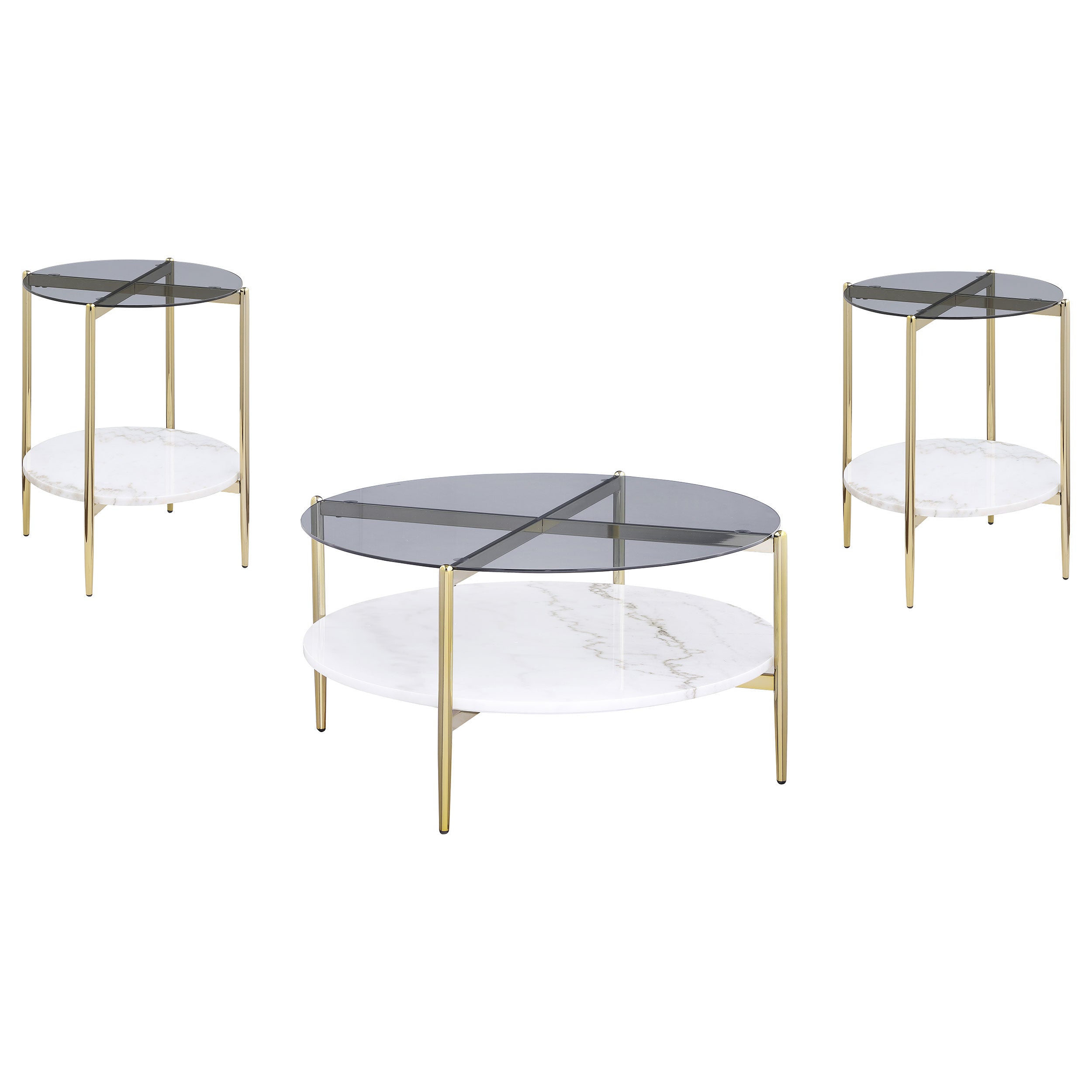 Jonelle Coffee Table Set - Ideal Furniture (Fresno,CA)