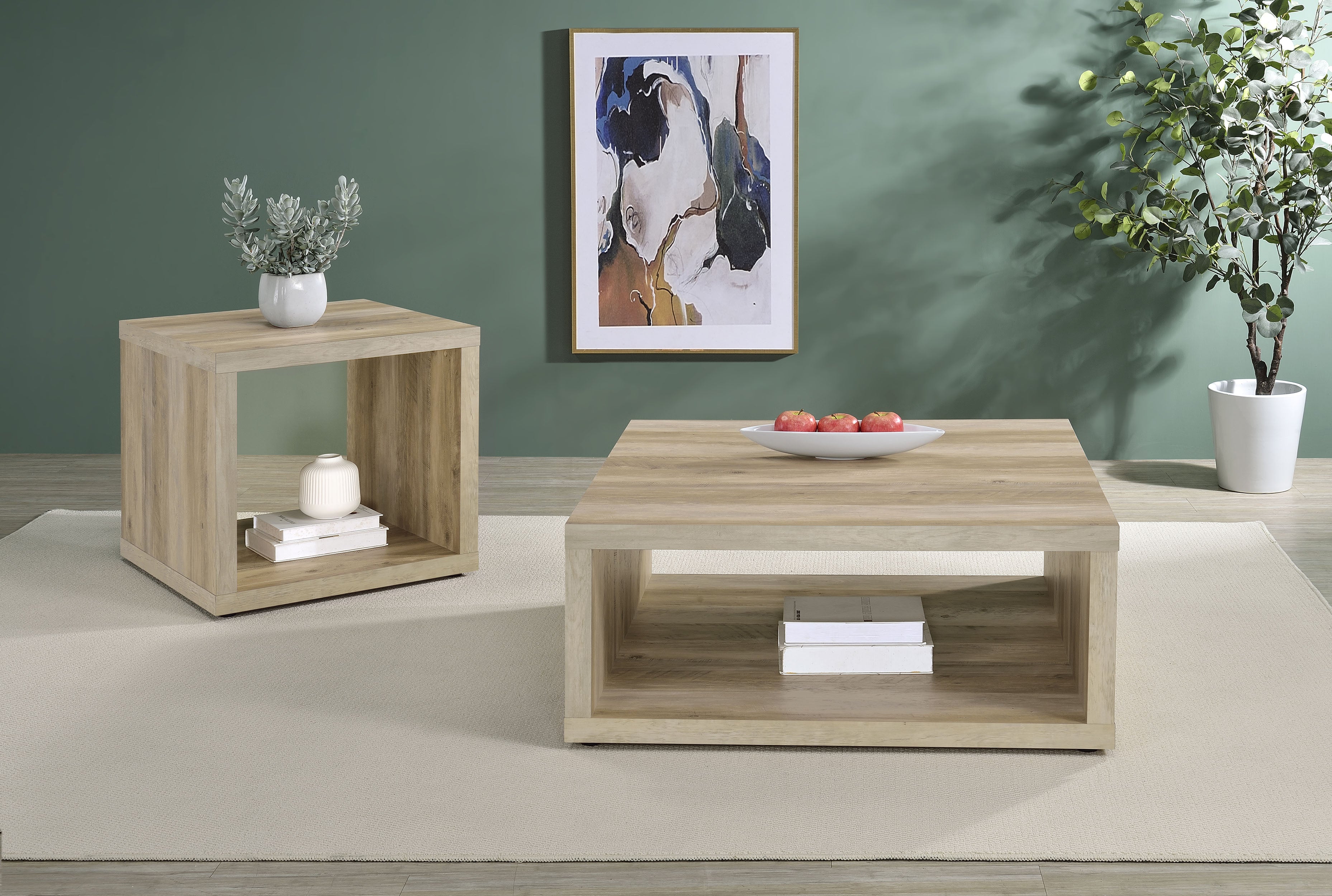 Frisco Coffee Table Set - Ideal Furniture (Fresno,CA)
