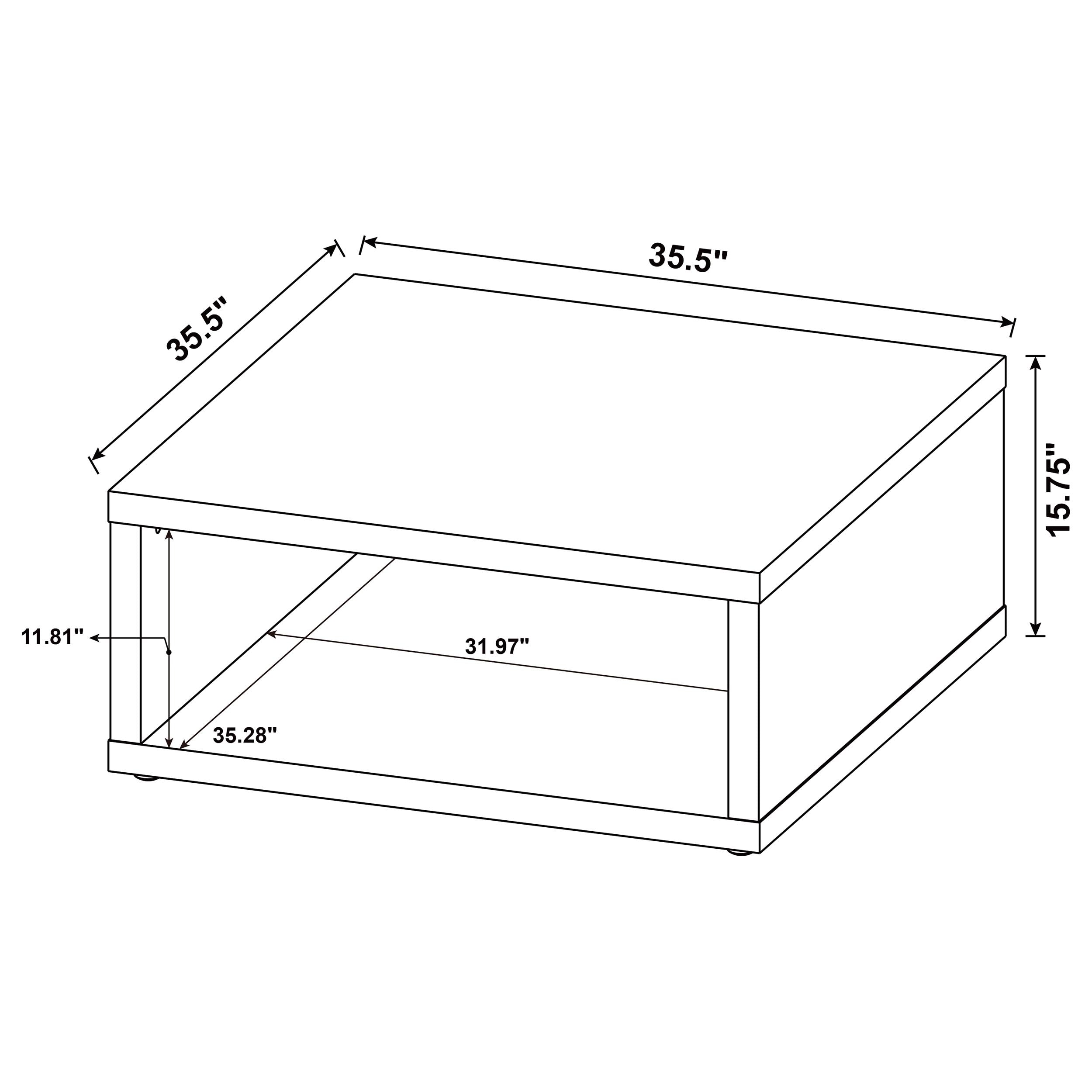 Frisco Coffee Table Set - Ideal Furniture (Fresno,CA)