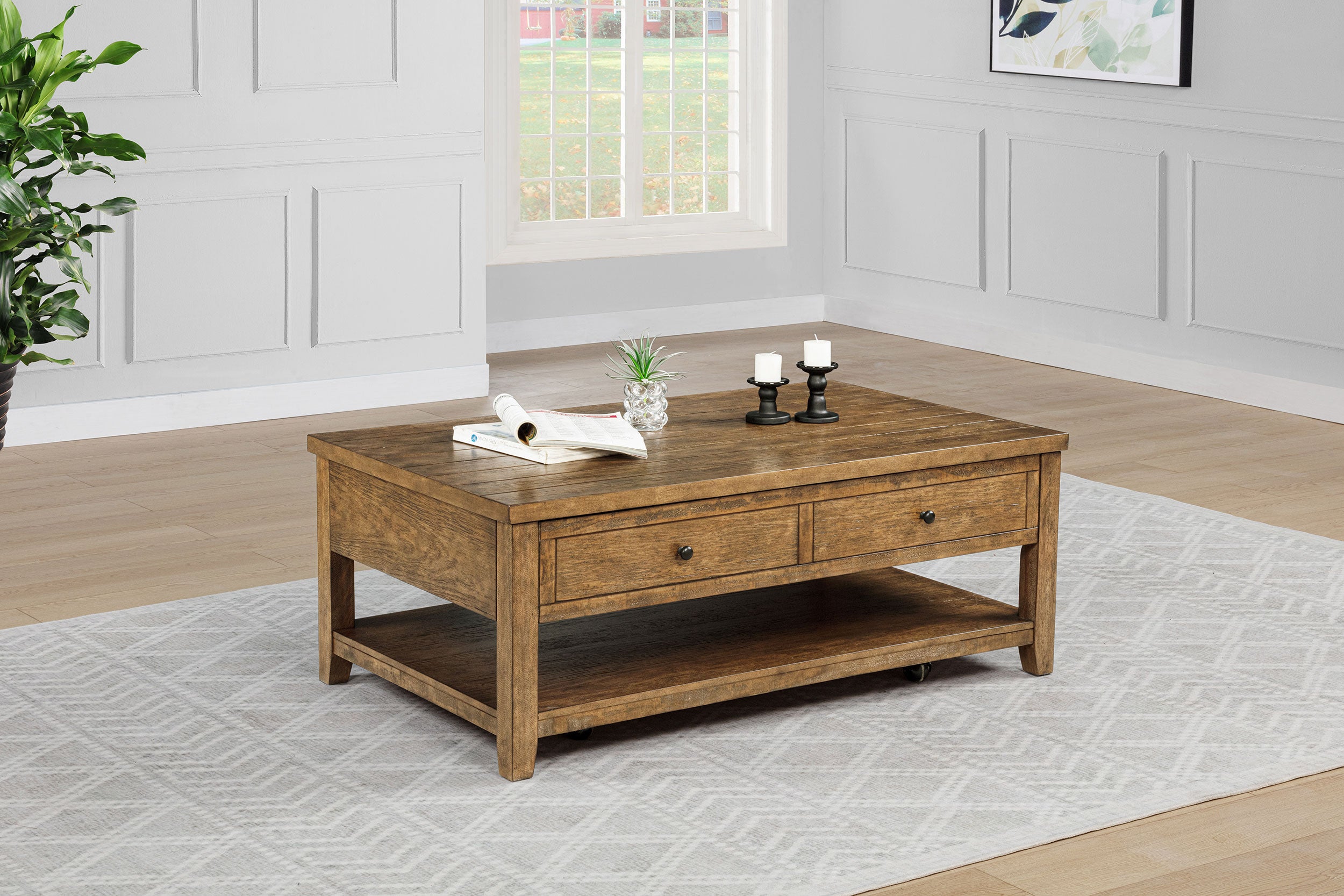 Payne Mobile Lift-Top Coffee Table - Ideal Furniture (Fresno,CA)