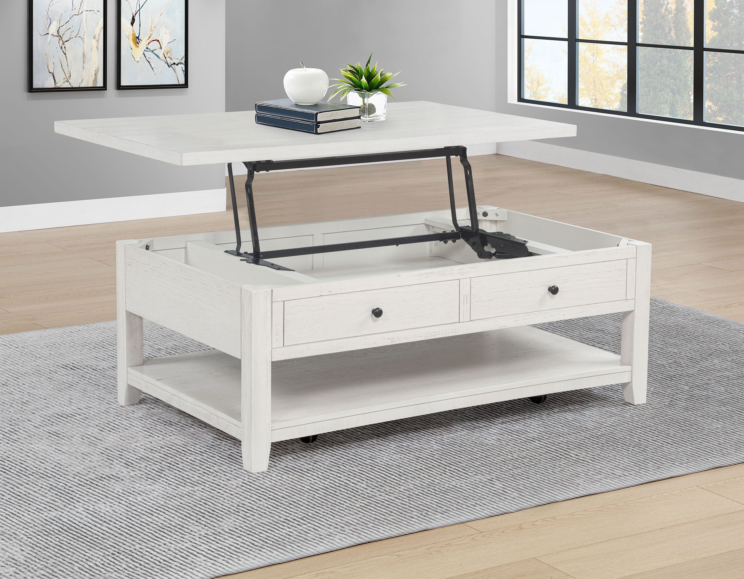 Payne Mobile Lift-Top Coffee Table - Ideal Furniture (Fresno,CA)
