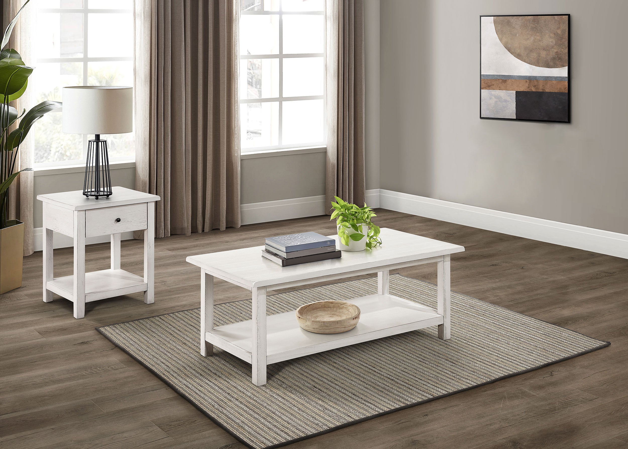 Payne Coffee Table Set - Ideal Furniture (Fresno,CA)