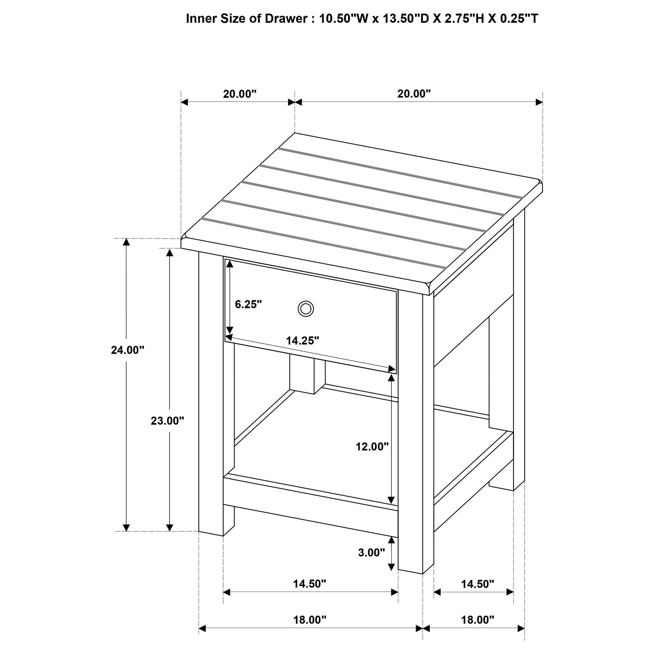 Payne End Table - Ideal Furniture (Fresno,CA)
