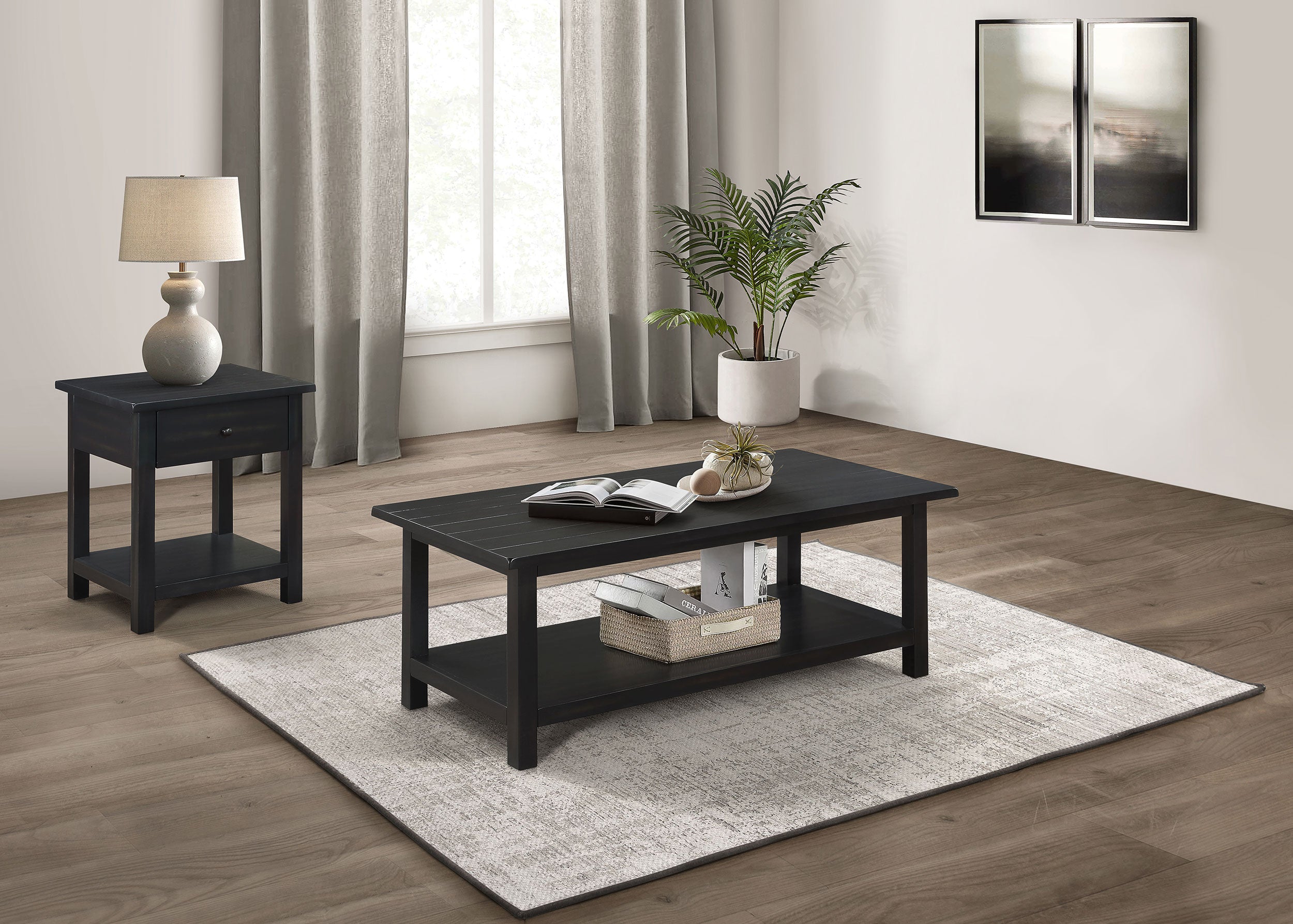 Payne Coffee Table Set - Ideal Furniture (Fresno,CA)
