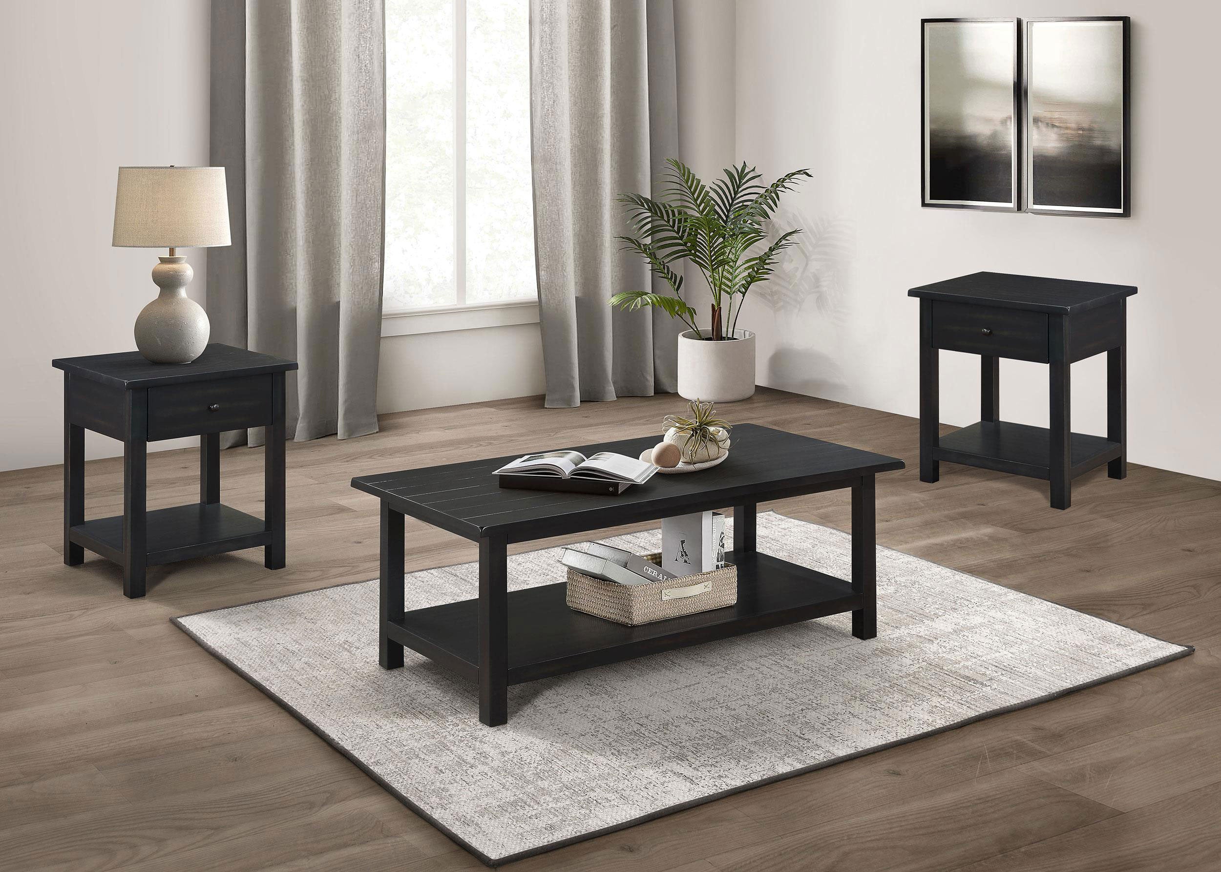 Payne Coffee Table Set - Ideal Furniture (Fresno,CA)