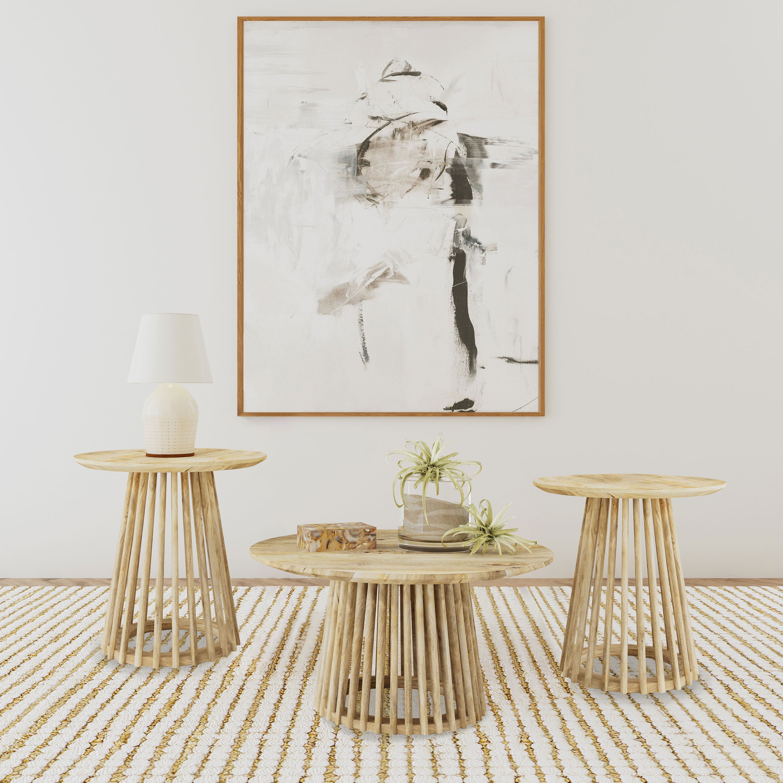 Touhy Coffee Table Set - Ideal Furniture (Fresno,CA)