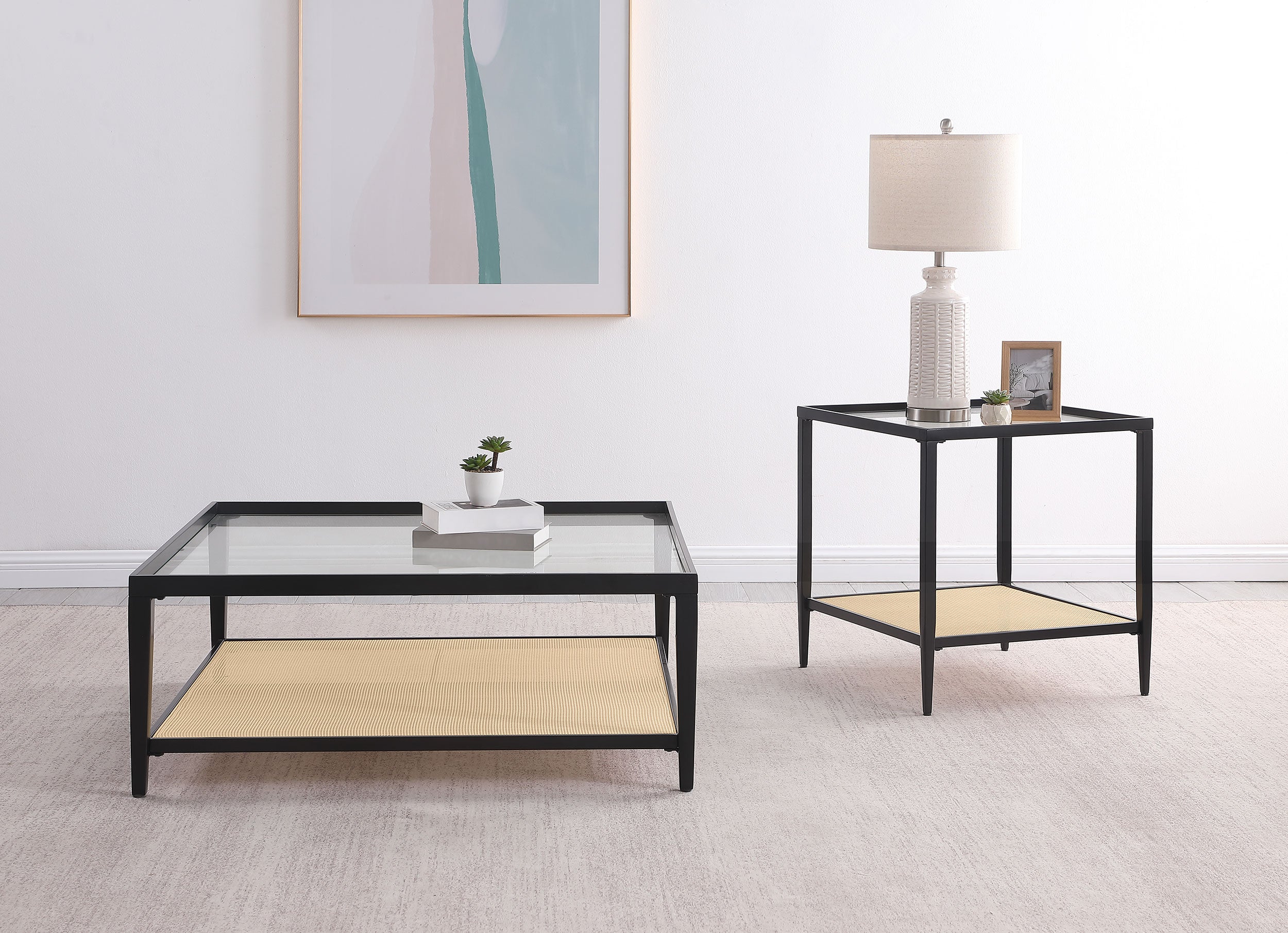 Amherst Coffee Table Set - Ideal Furniture (Fresno,CA)