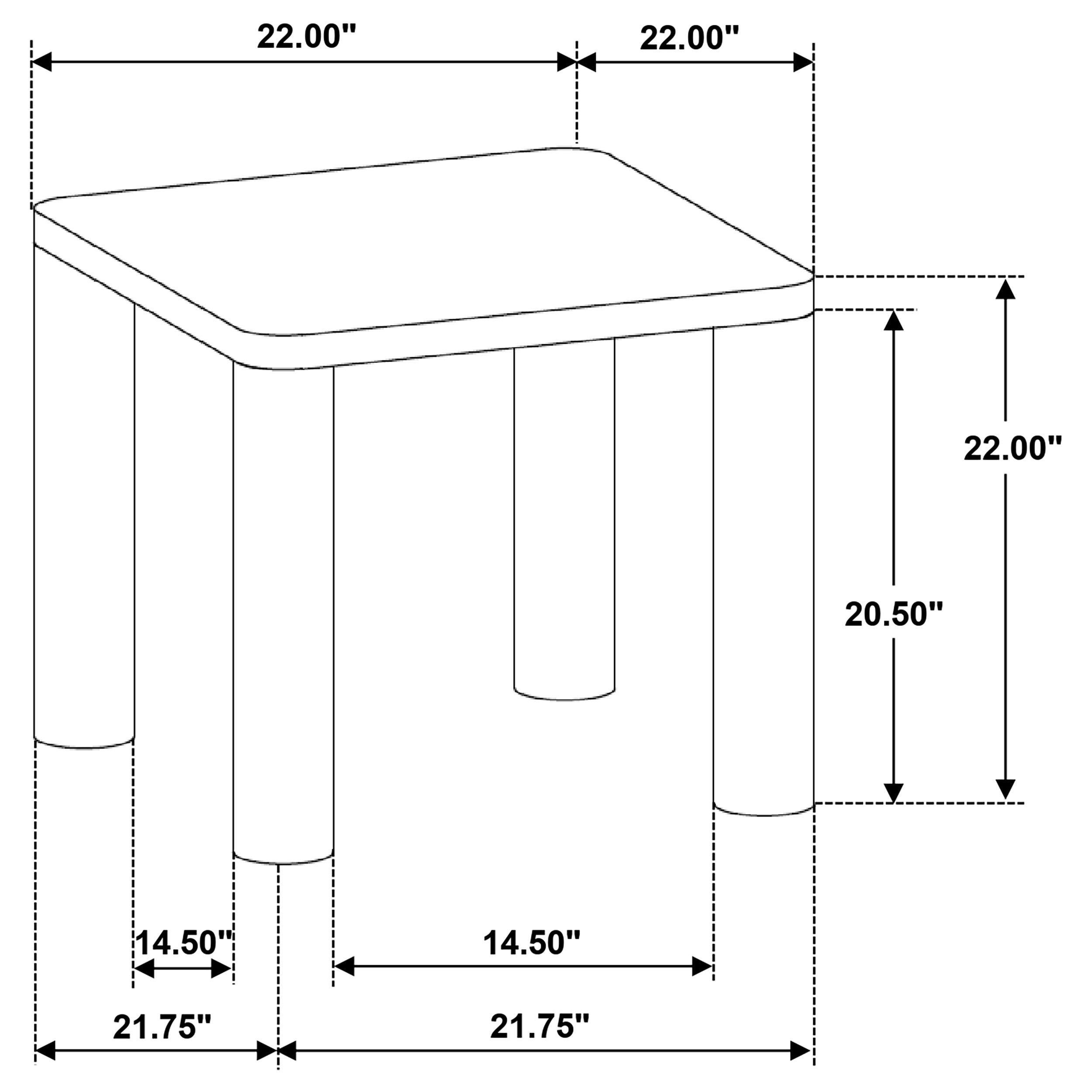 Castlewood End Table - Ideal Furniture (Fresno,CA)