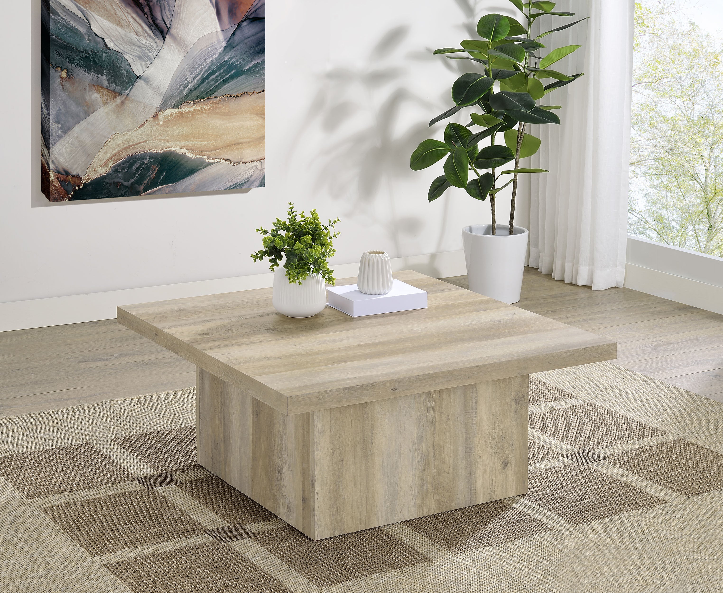 Devar Coffee Table - Ideal Furniture (Fresno,CA)