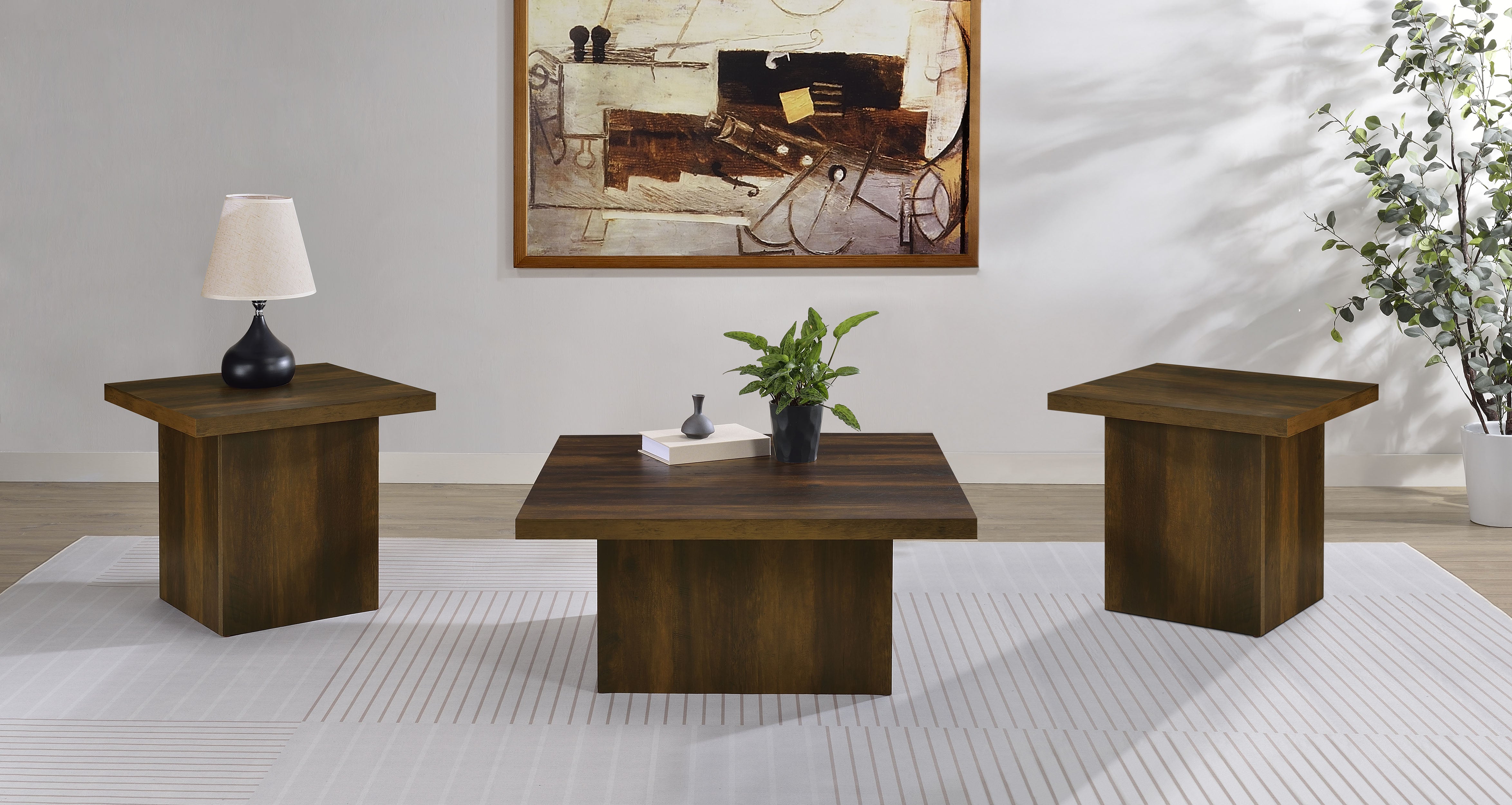 Devar Coffee Table Set - Ideal Furniture (Fresno,CA)