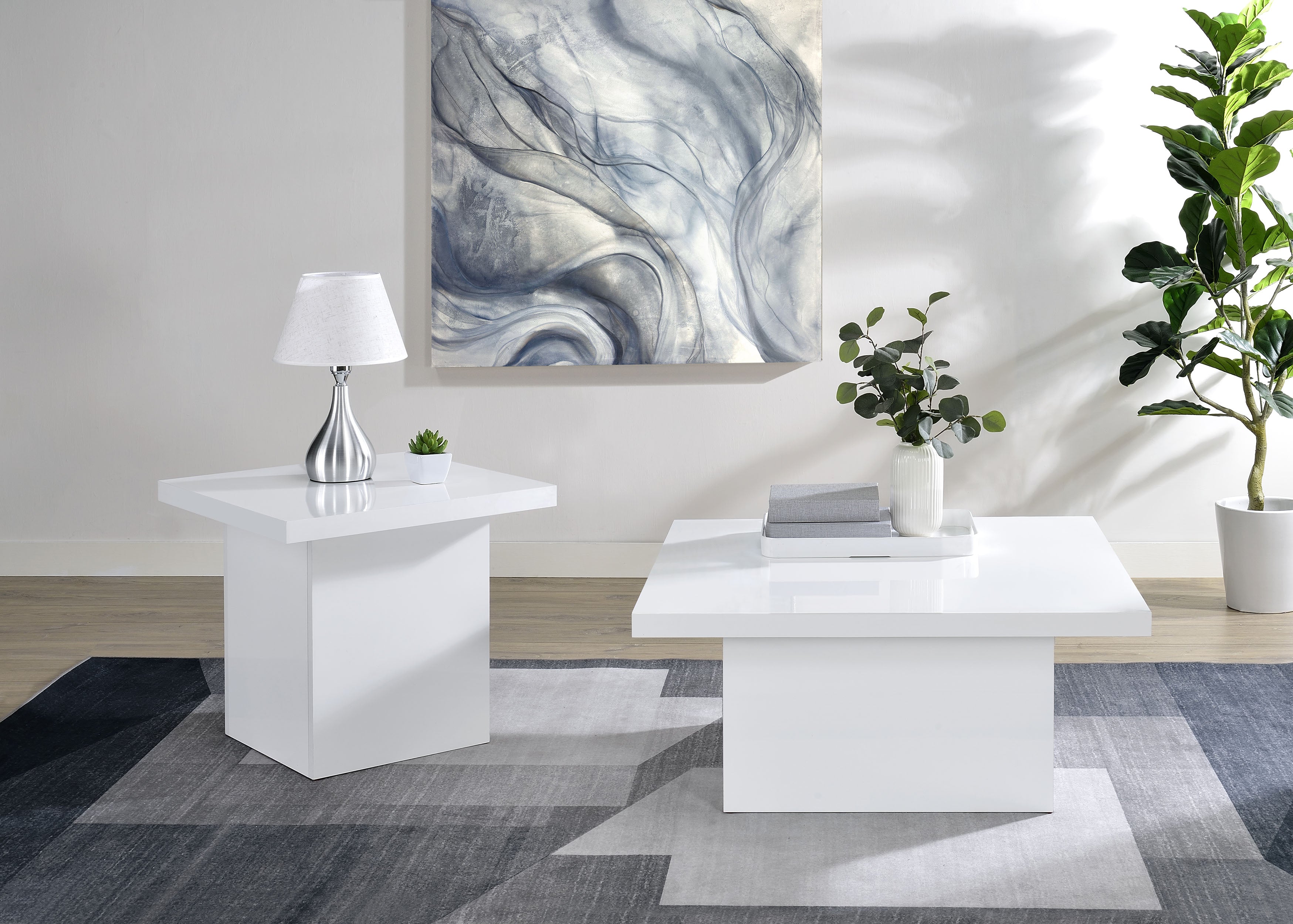 Devar End Table - Ideal Furniture (Fresno,CA)