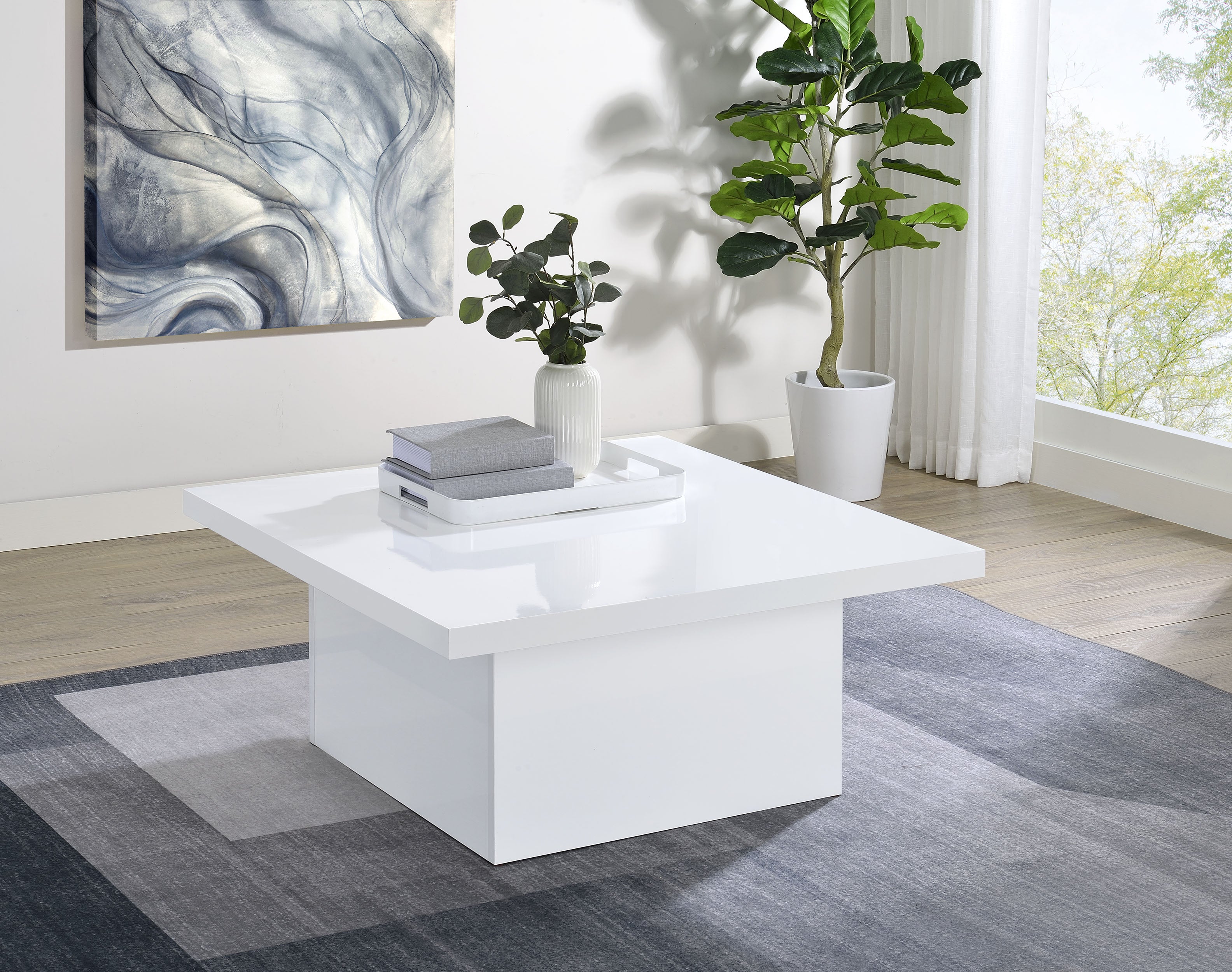 Devar Coffee Table - Ideal Furniture (Fresno,CA)