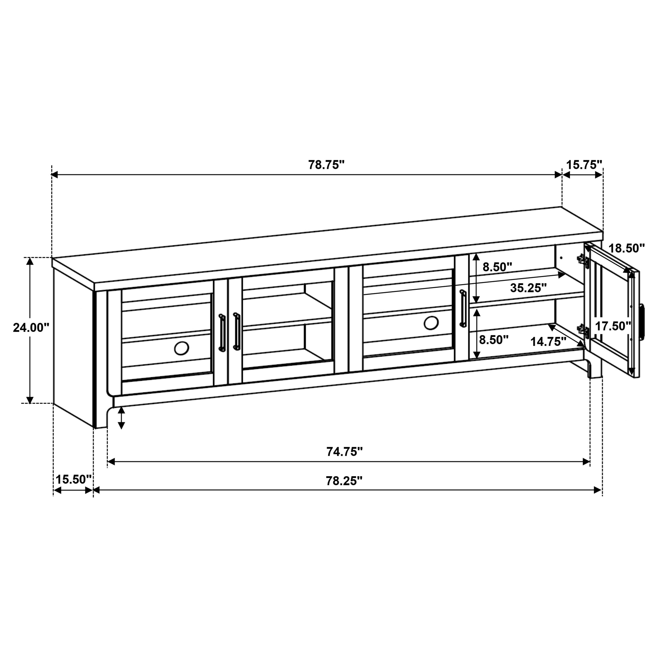 Brenham TV Stand - Ideal Furniture (Fresno,CA)
