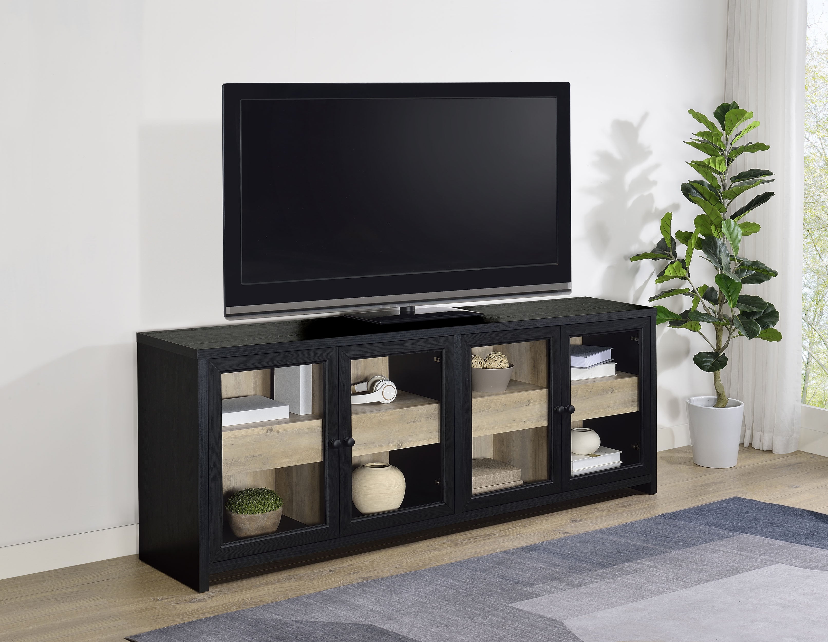 Denison TV Stand - Ideal Furniture (Fresno,CA)