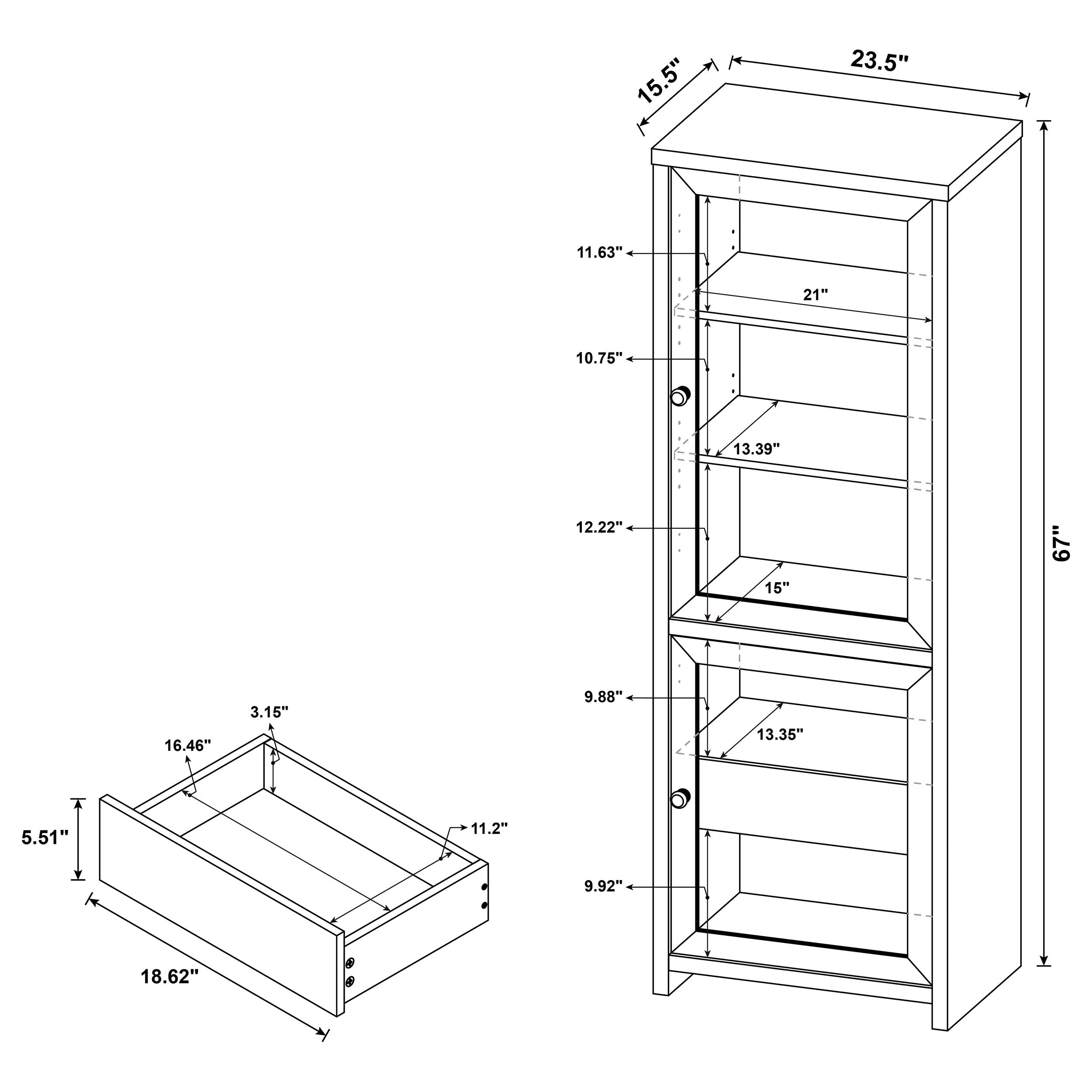 Denison Media Tower - Ideal Furniture (Fresno,CA)