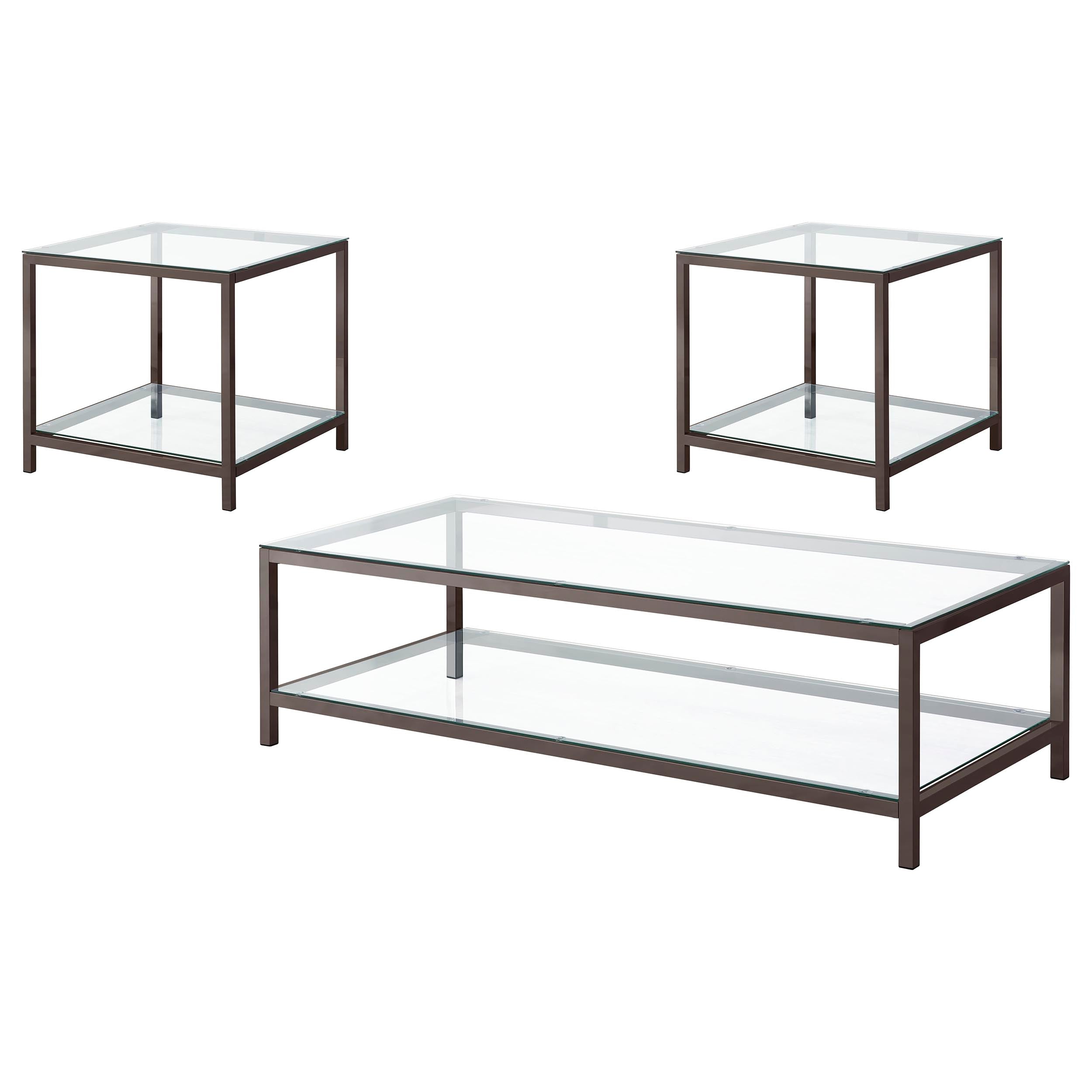 Trini Coffee Table Set - Ideal Furniture (Fresno,CA)