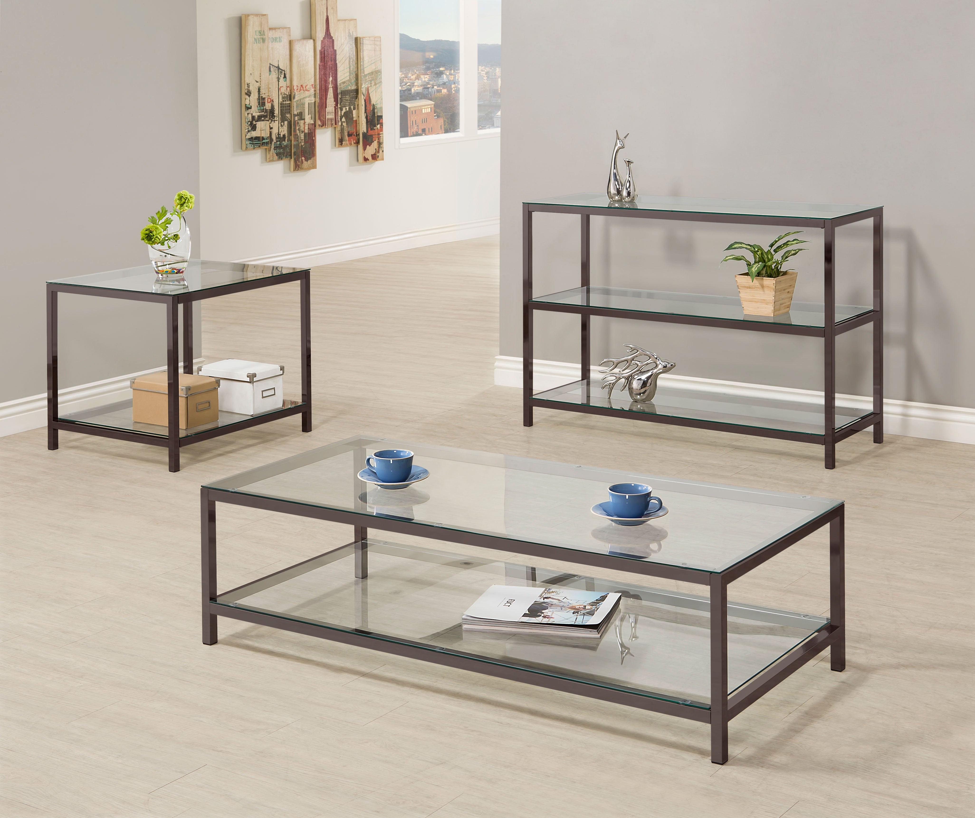 Trini Console Table - Ideal Furniture (Fresno,CA)