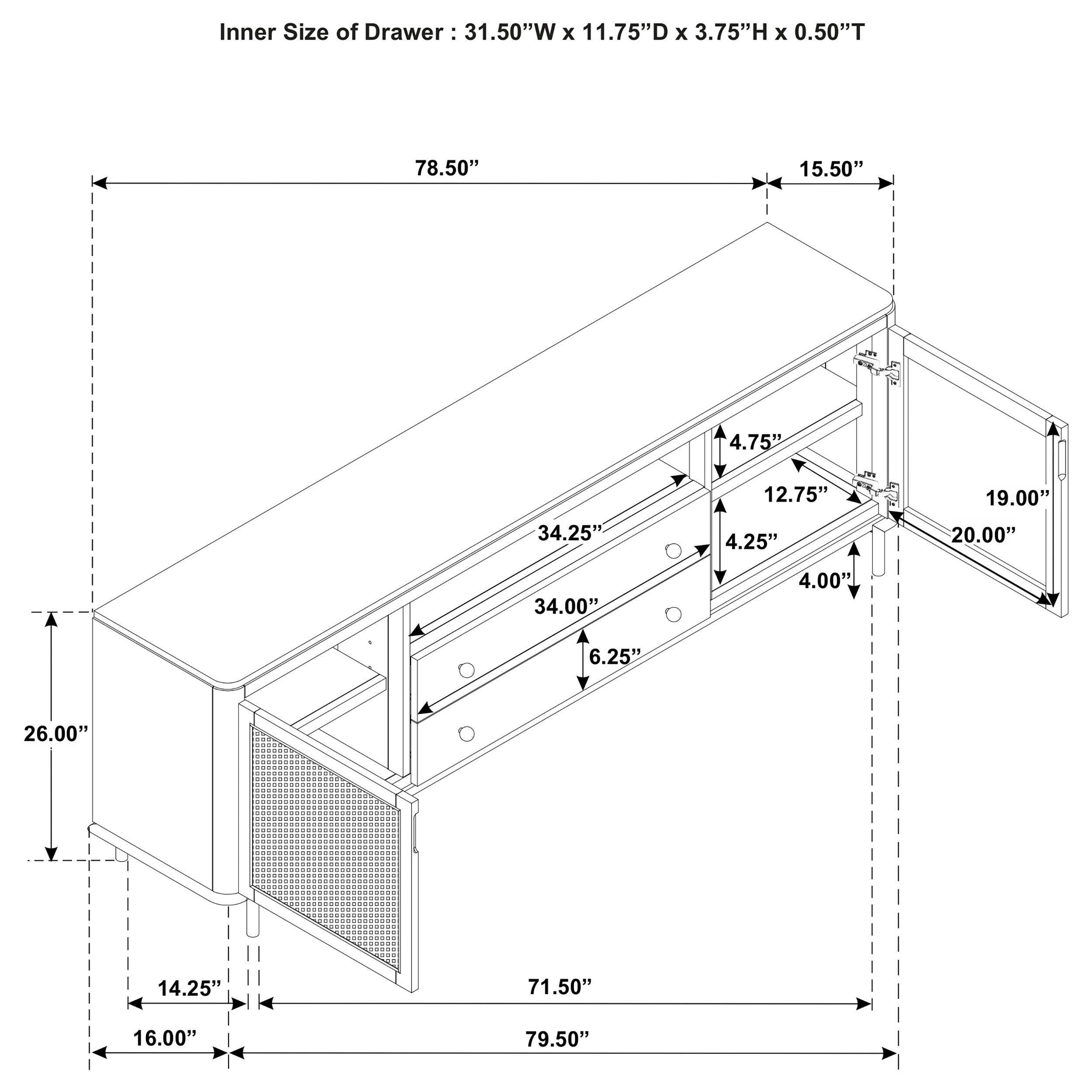 Arini TV Stand - Ideal Furniture (Fresno,CA)