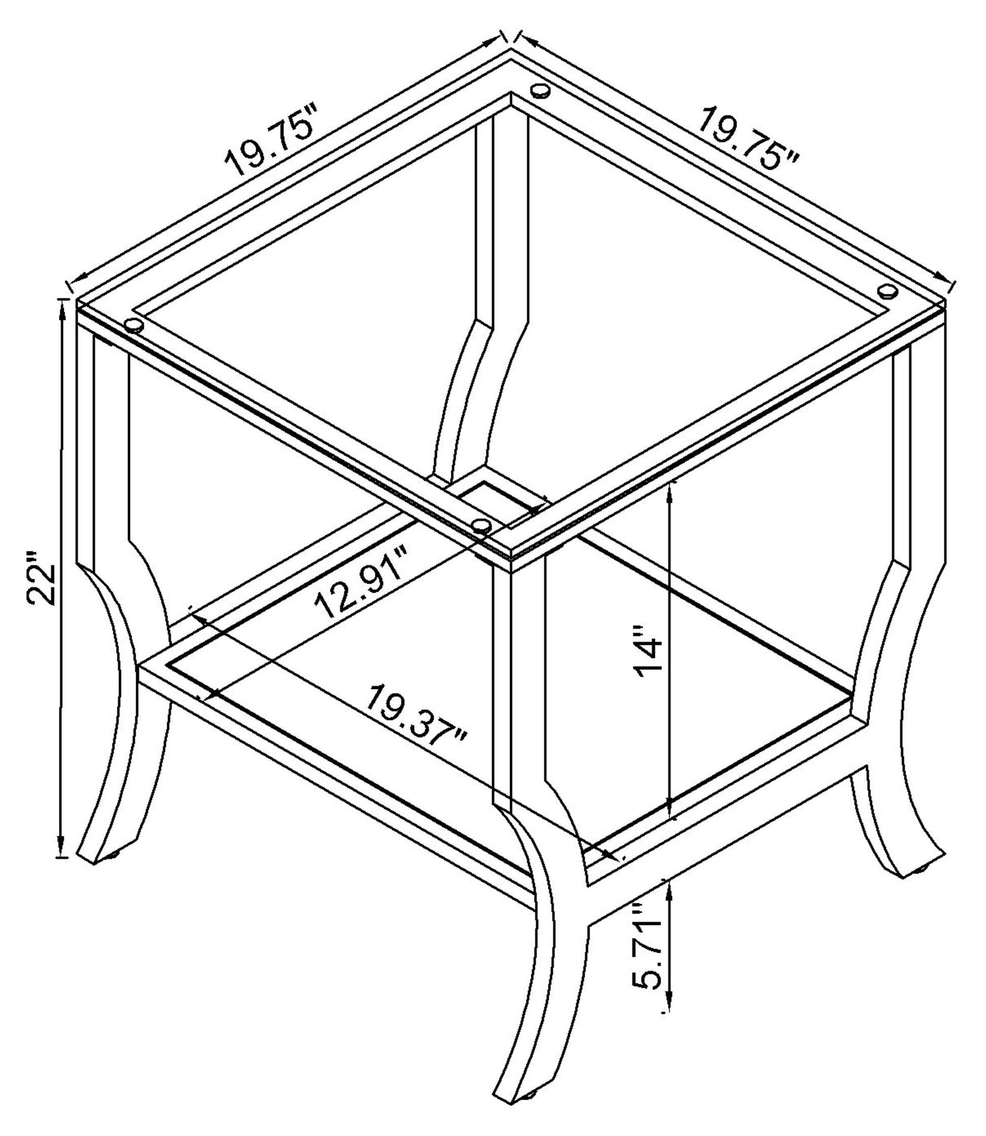 Saide End Table - Ideal Furniture (Fresno,CA)