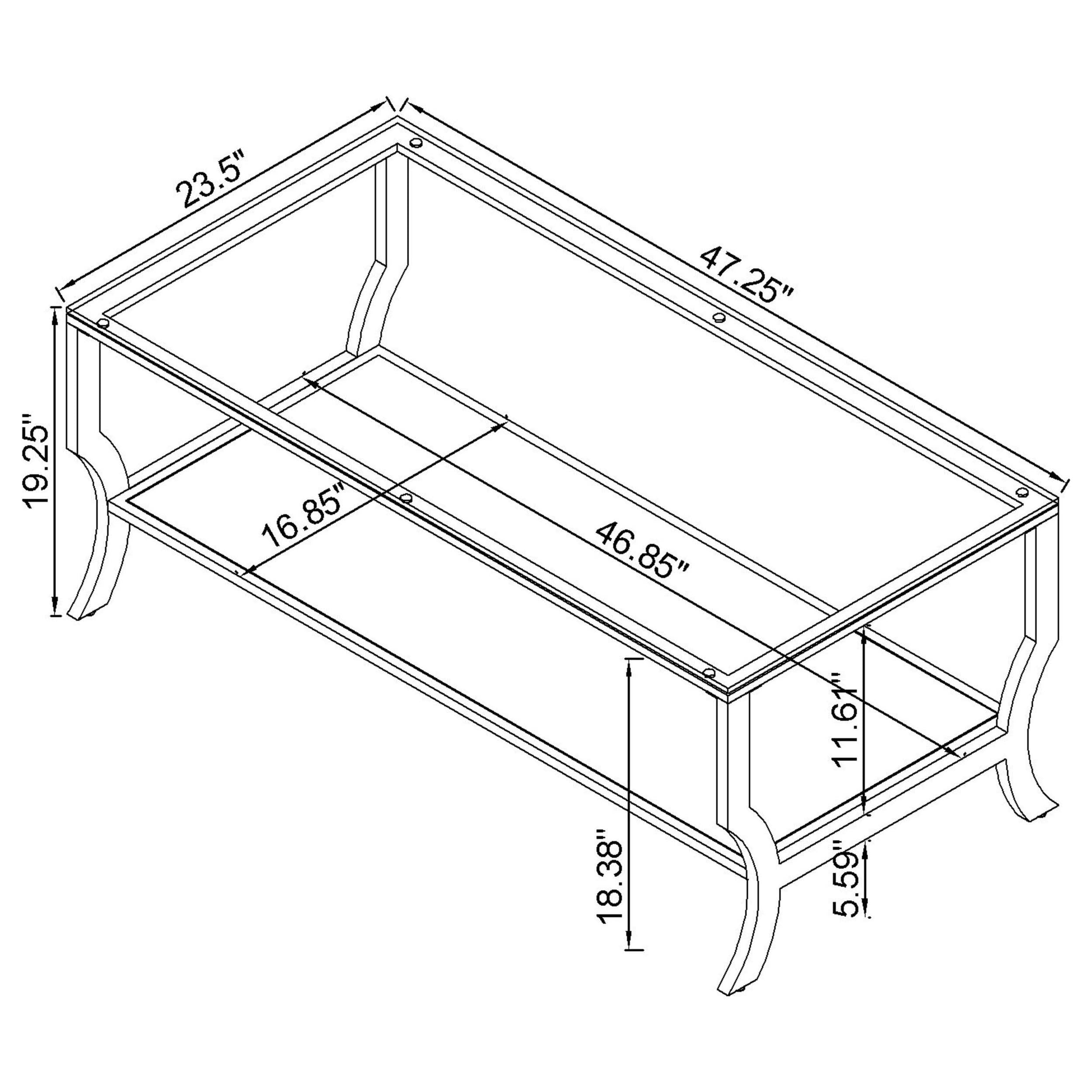 Saide Coffee Table Set - Ideal Furniture (Fresno,CA)