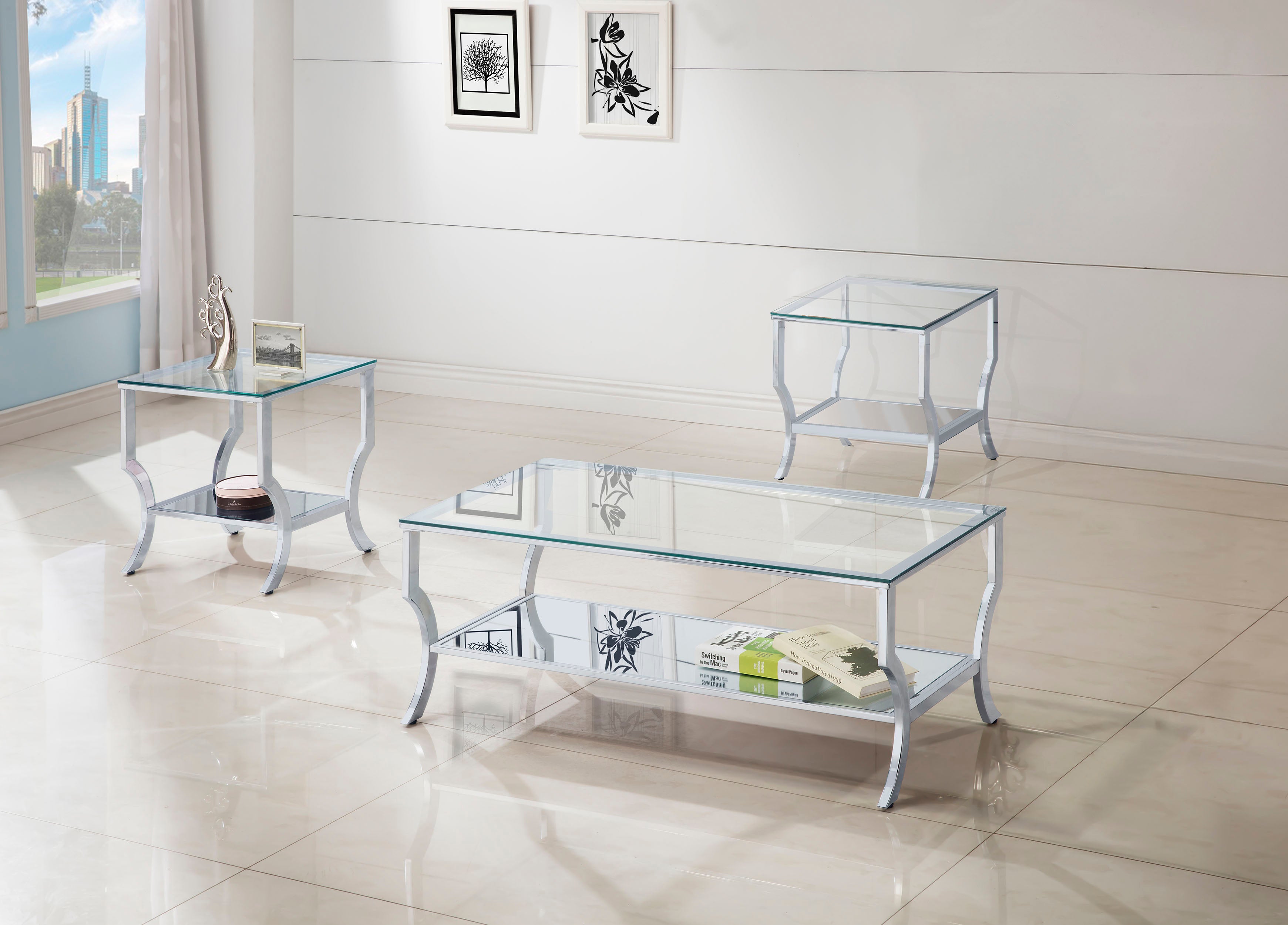 Saide Coffee Table Set - Ideal Furniture (Fresno,CA)