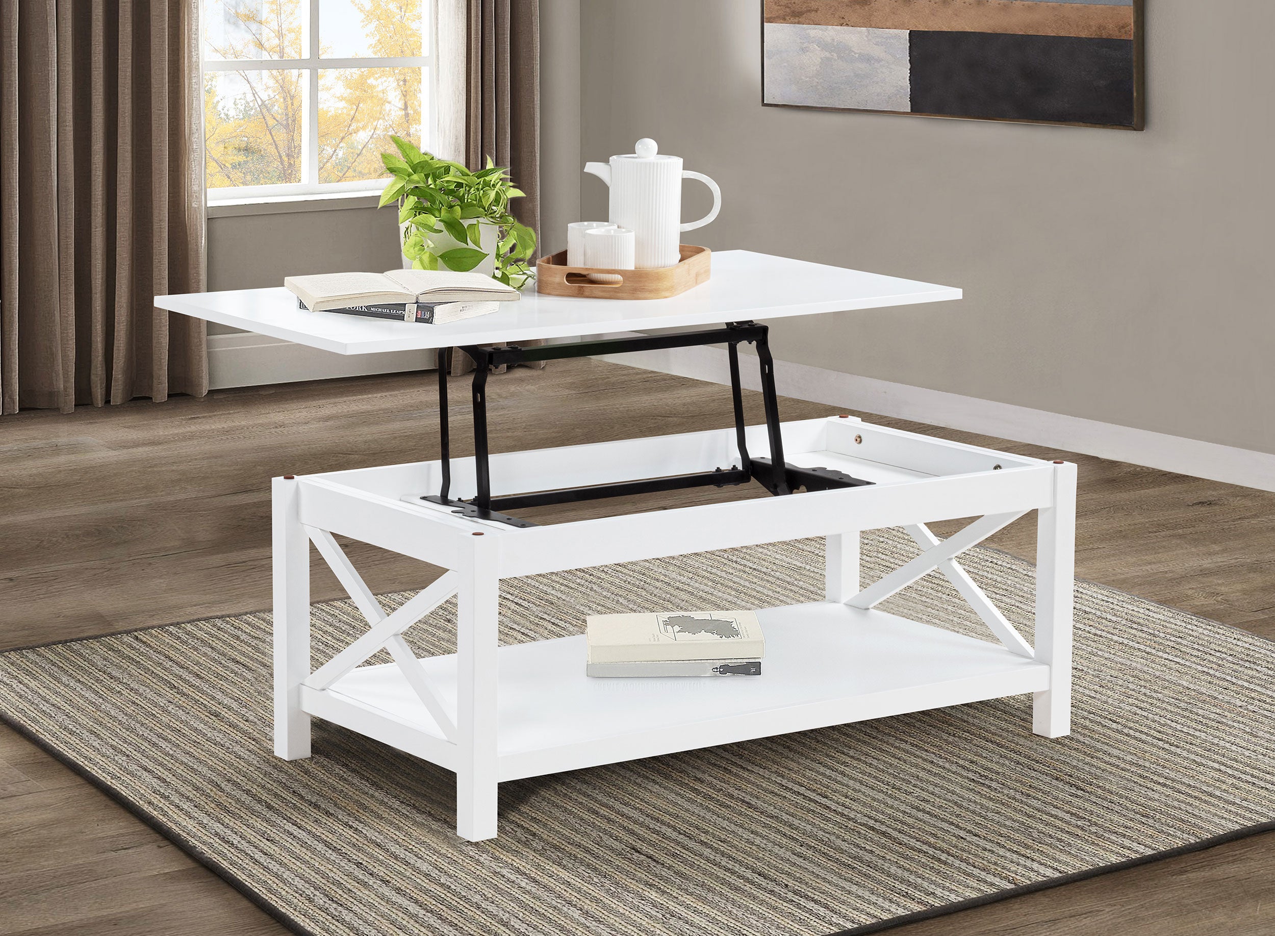 Skyview Lift-Top Coffee Table - Ideal Furniture (Fresno,CA)