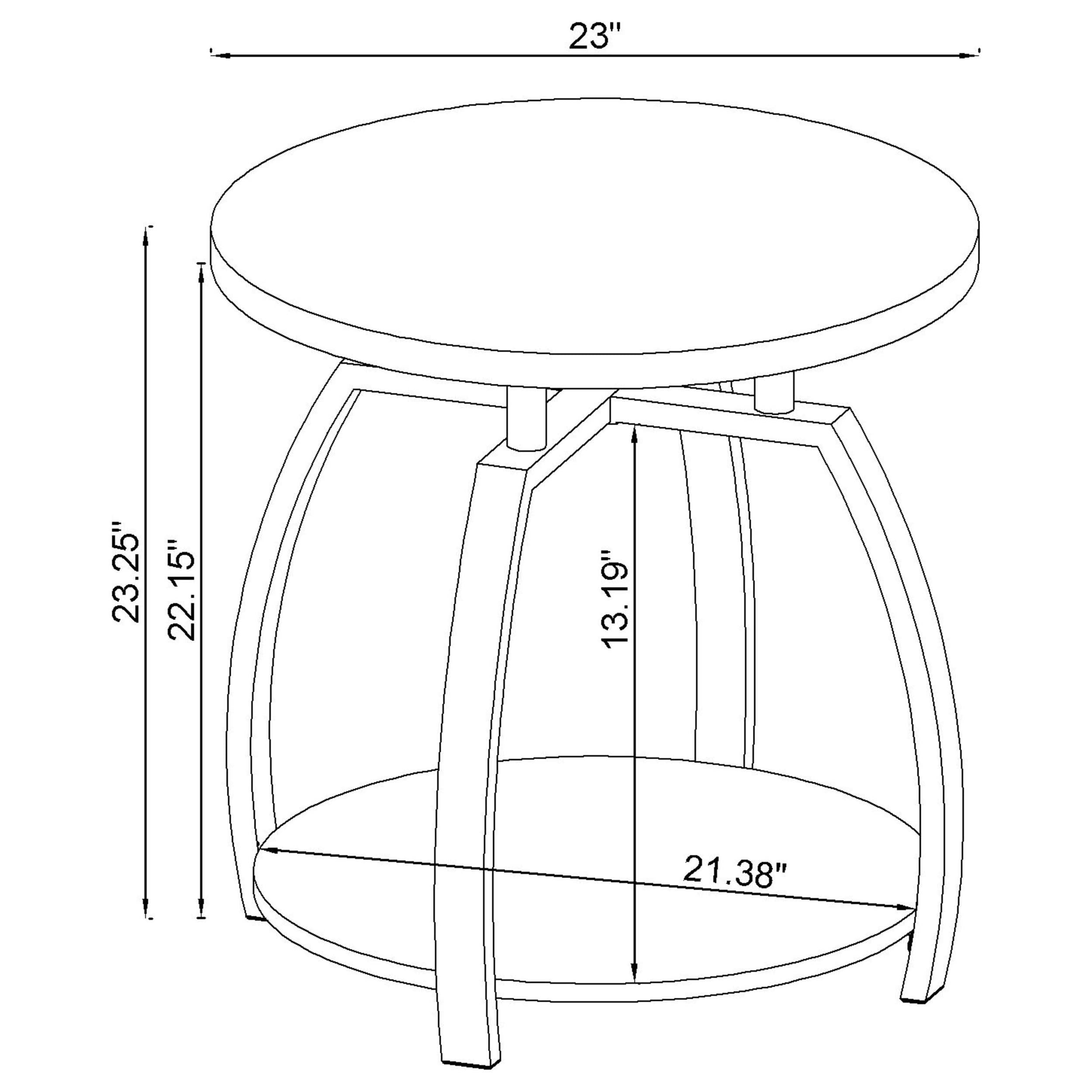 Dacre Mobile Coffee Table Set - Ideal Furniture (Fresno,CA)